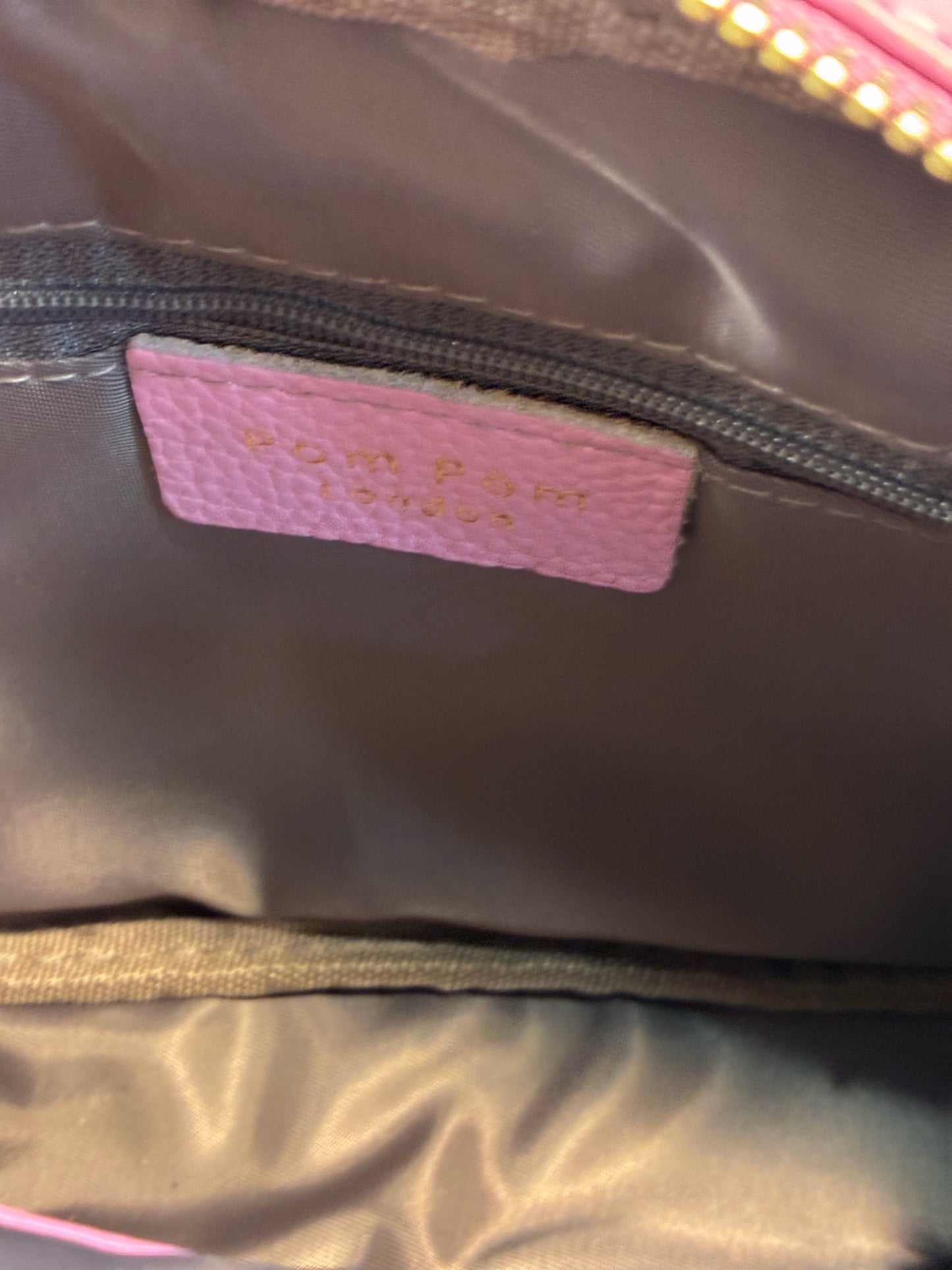 NWT Pom Pom London "Mayfair Peony Pink" Handbag