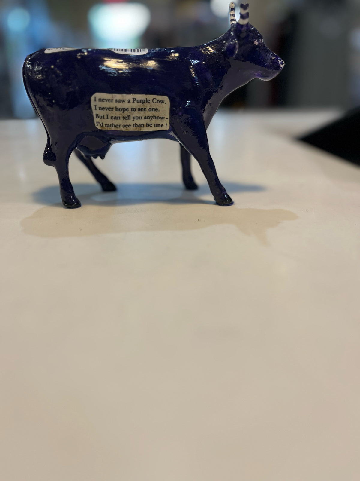 Cow Parade Purple Rainbow Star Figurine