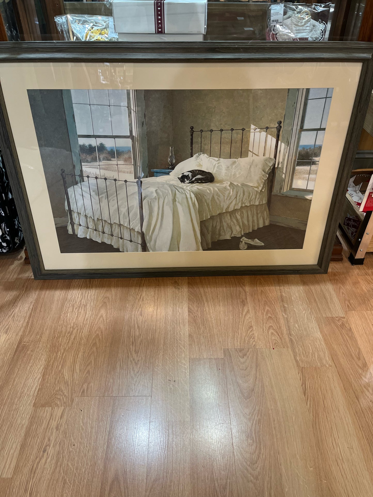 Lazy Afternoon by Zhen-Huan Lu Framed Cat Nap