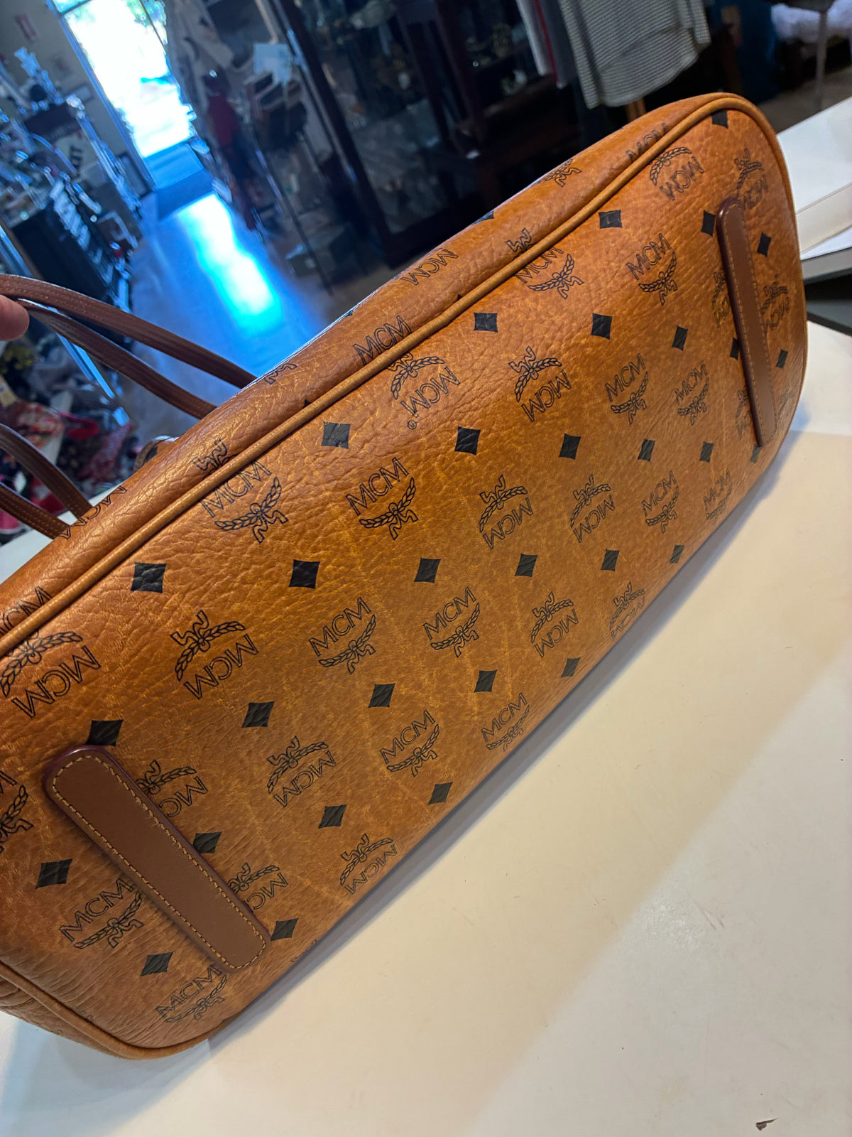 MCM Reversible Liz Vesteros Large Shopper Tote Bag