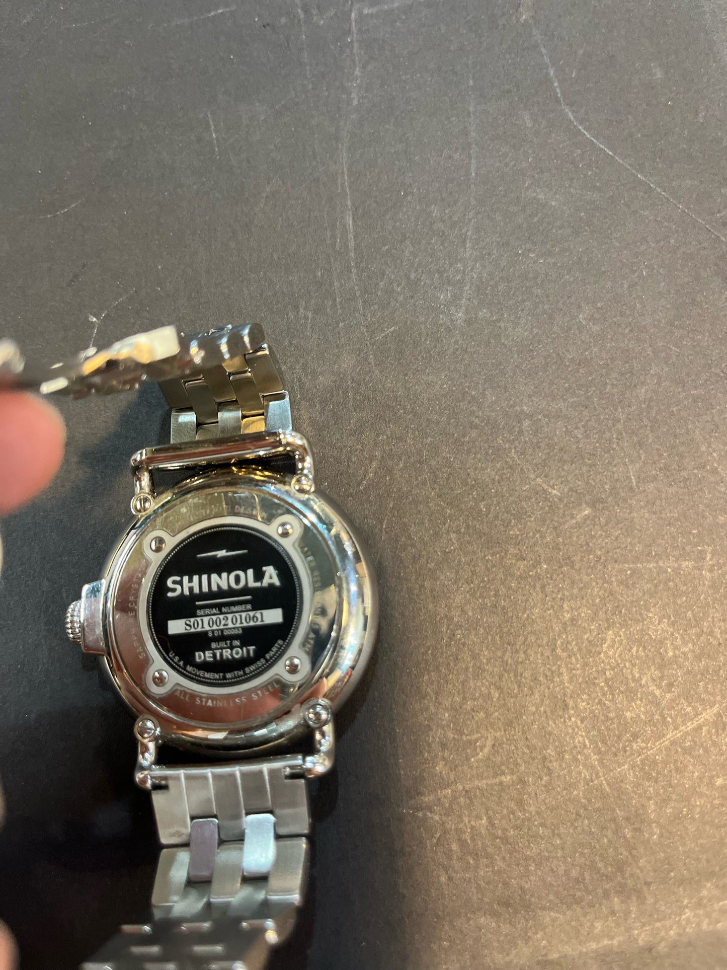 Shinola "The Runwell" Stainless Steel Argonite-705 Watch