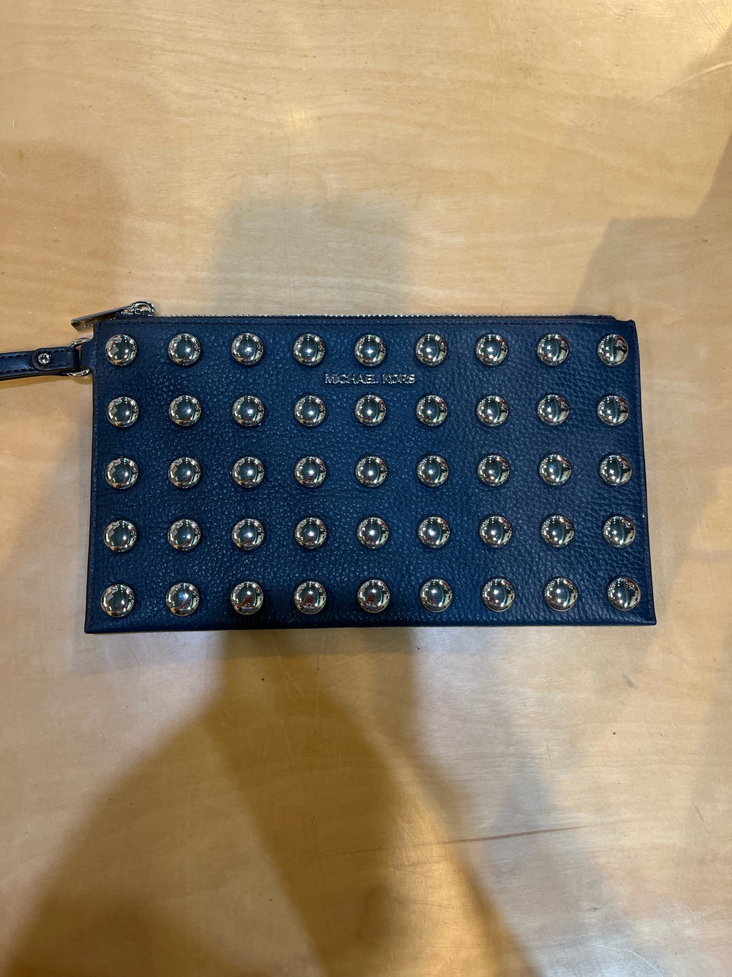 Michael Kors Jet Set Large Studded Pebble Wristlet