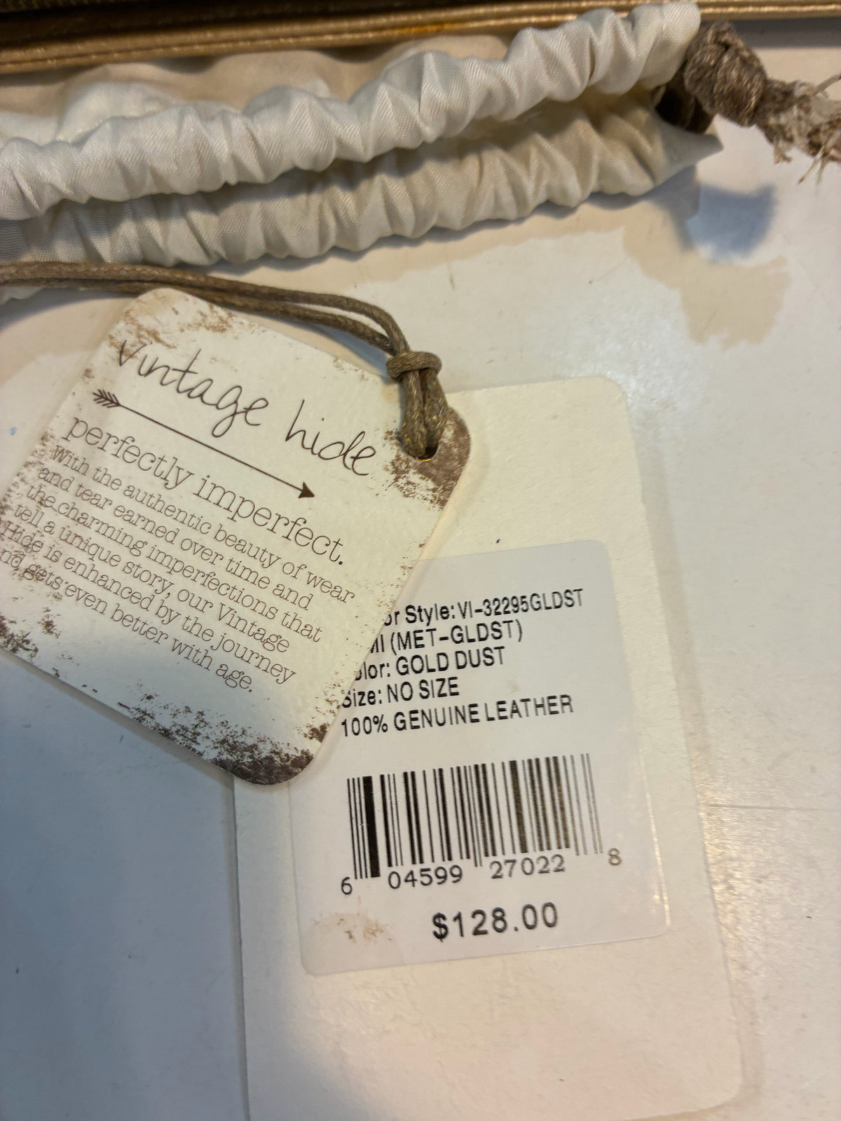 NWT HOBO Gold "Remi" Wallet