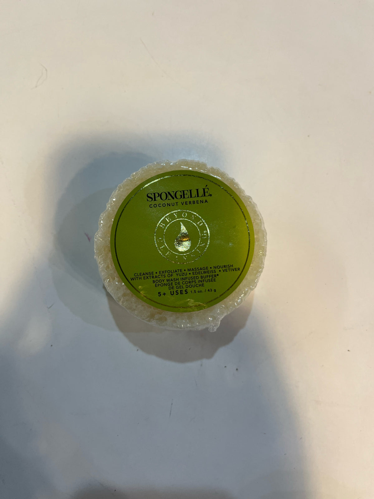Spongelle "Coconut Verbena" Body Wash Infused Buffer,