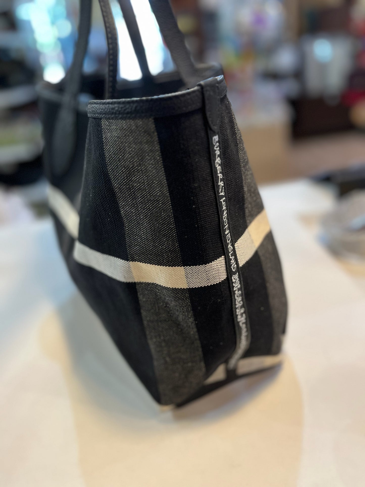 Burberry Doodle Reversible Tote Bag