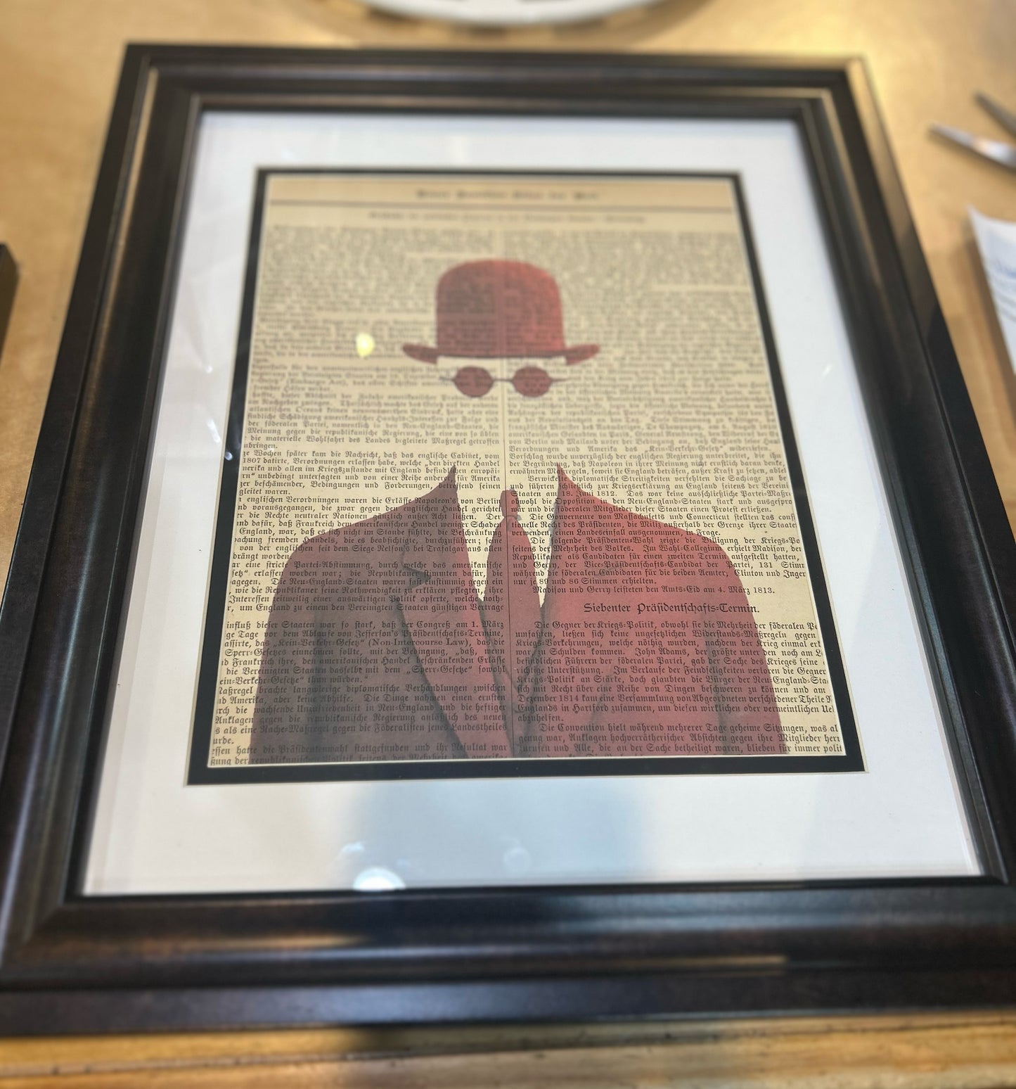 German Book Framed Art