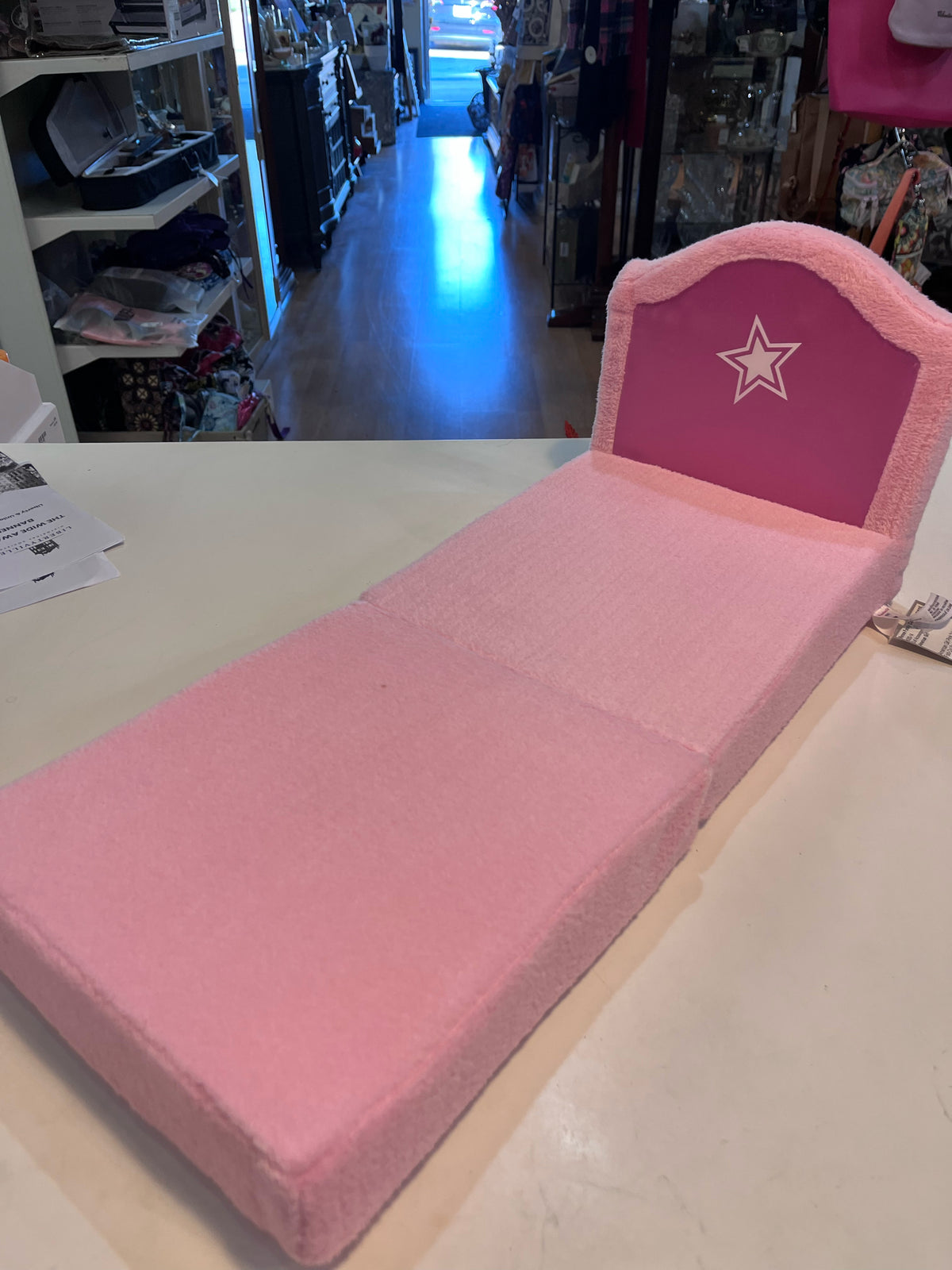 American Girl Pink "Hotel Fold-Out Bed/Chair"