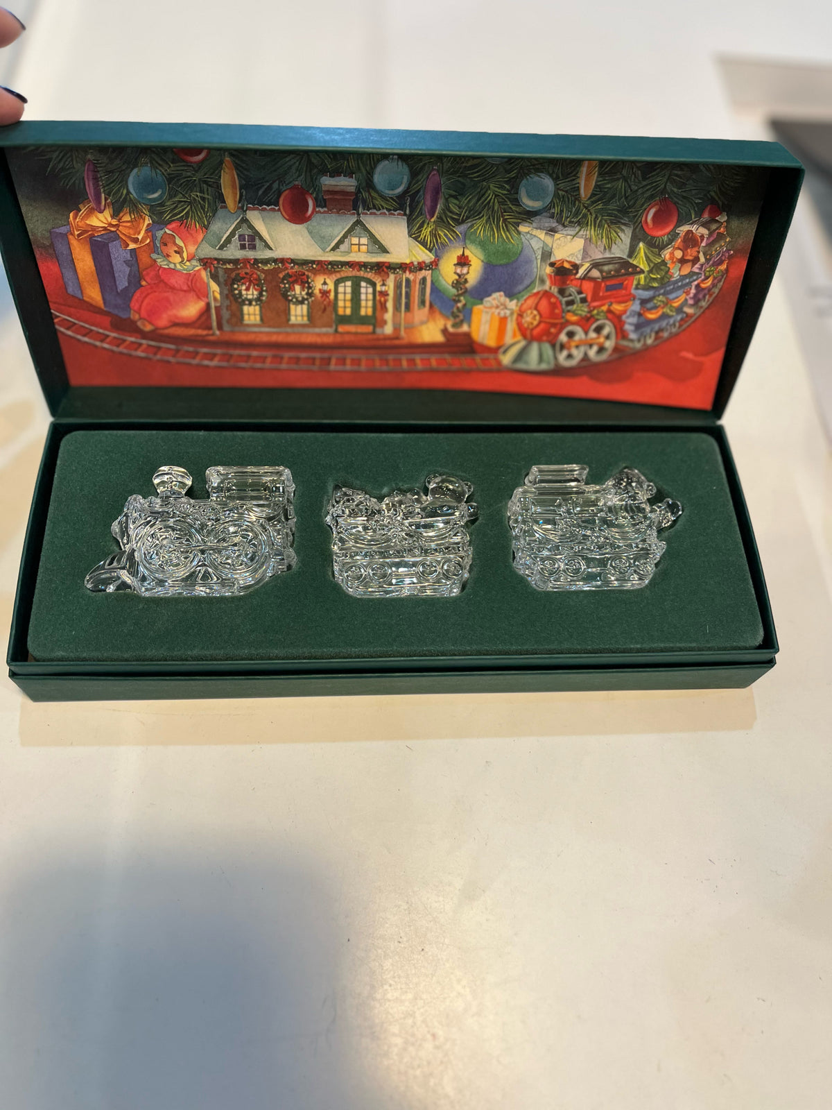 Waterford Marquis "The Christmas Train" Figurine Set