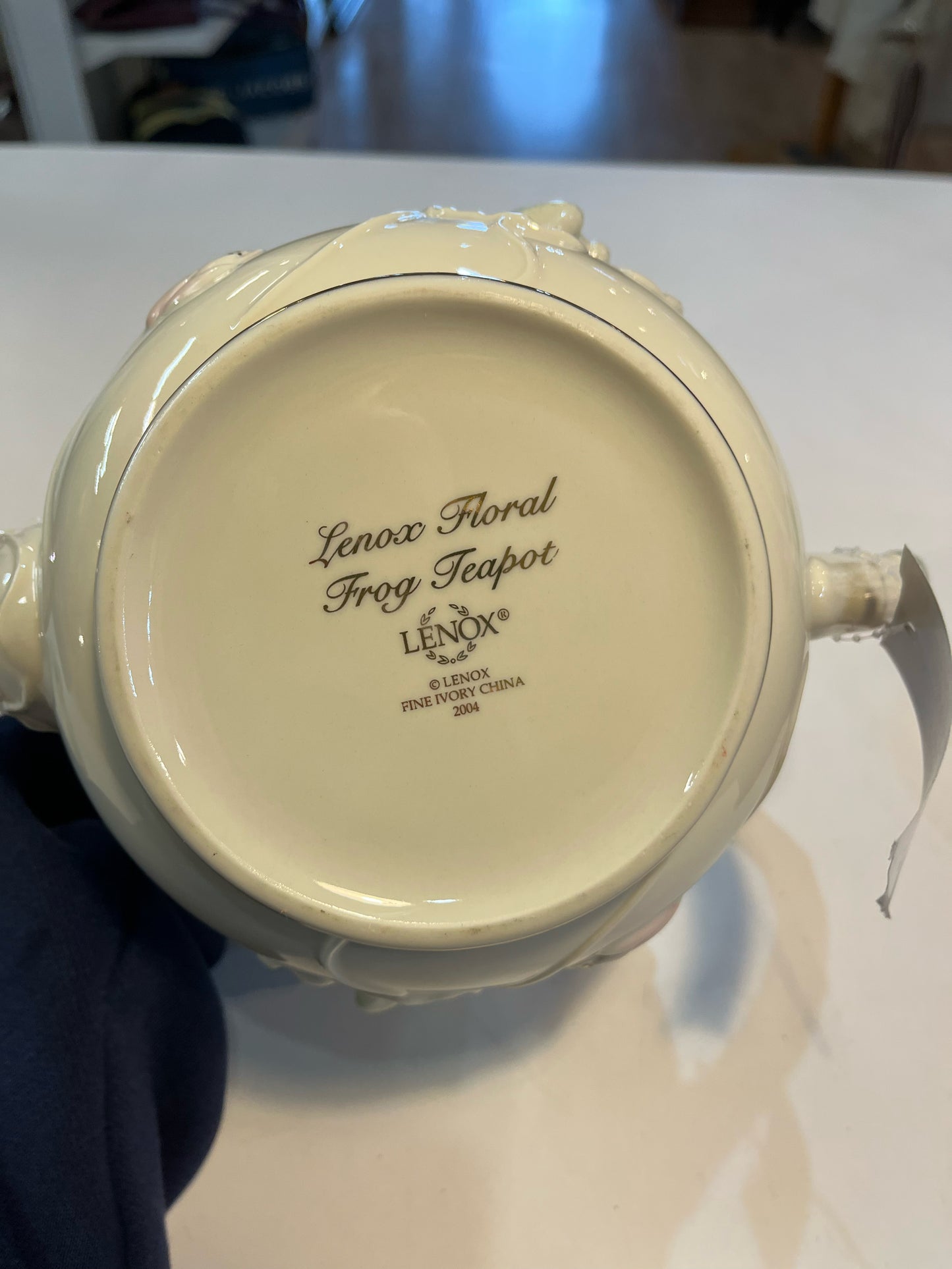 Lenox Floral Frog Tea Pot