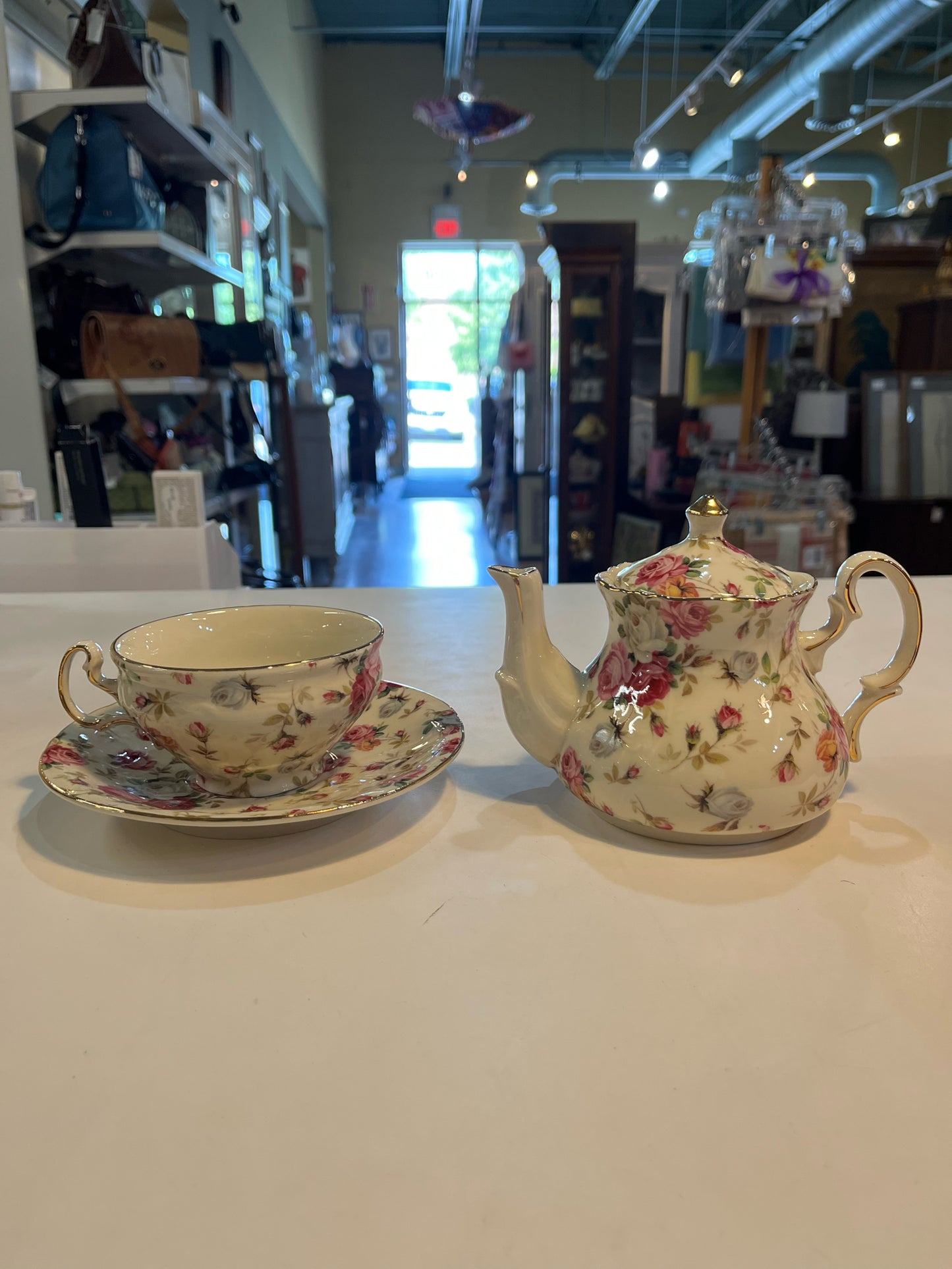 "Victoria Trading Co. "Tea for One" Tea Set