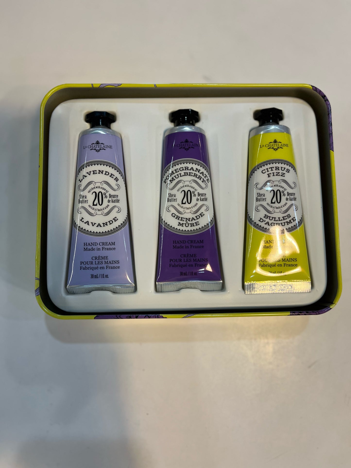 la chatelaine hand cream set of 3