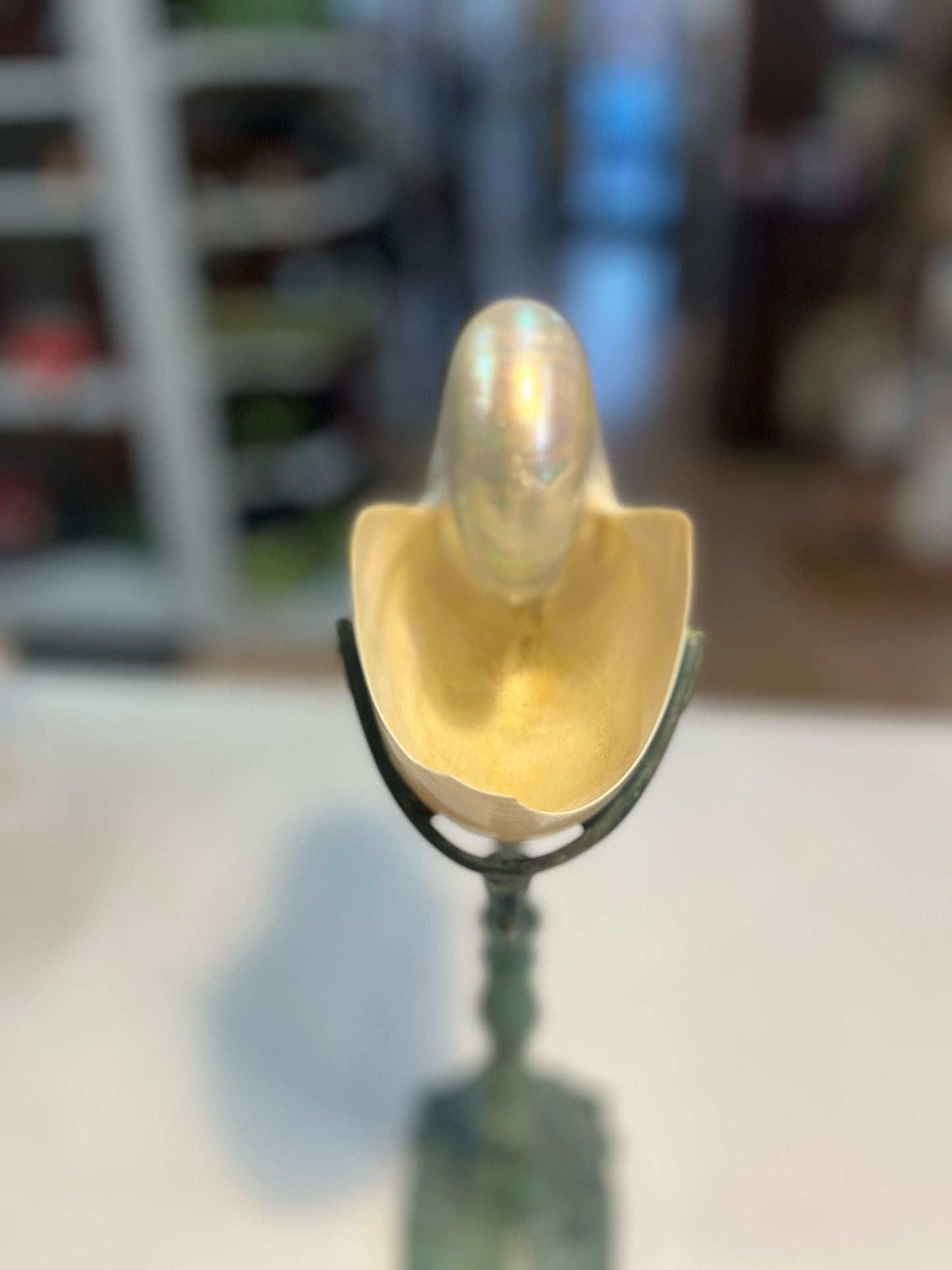 Maitland Smith Large Nautilus Shell Figurine