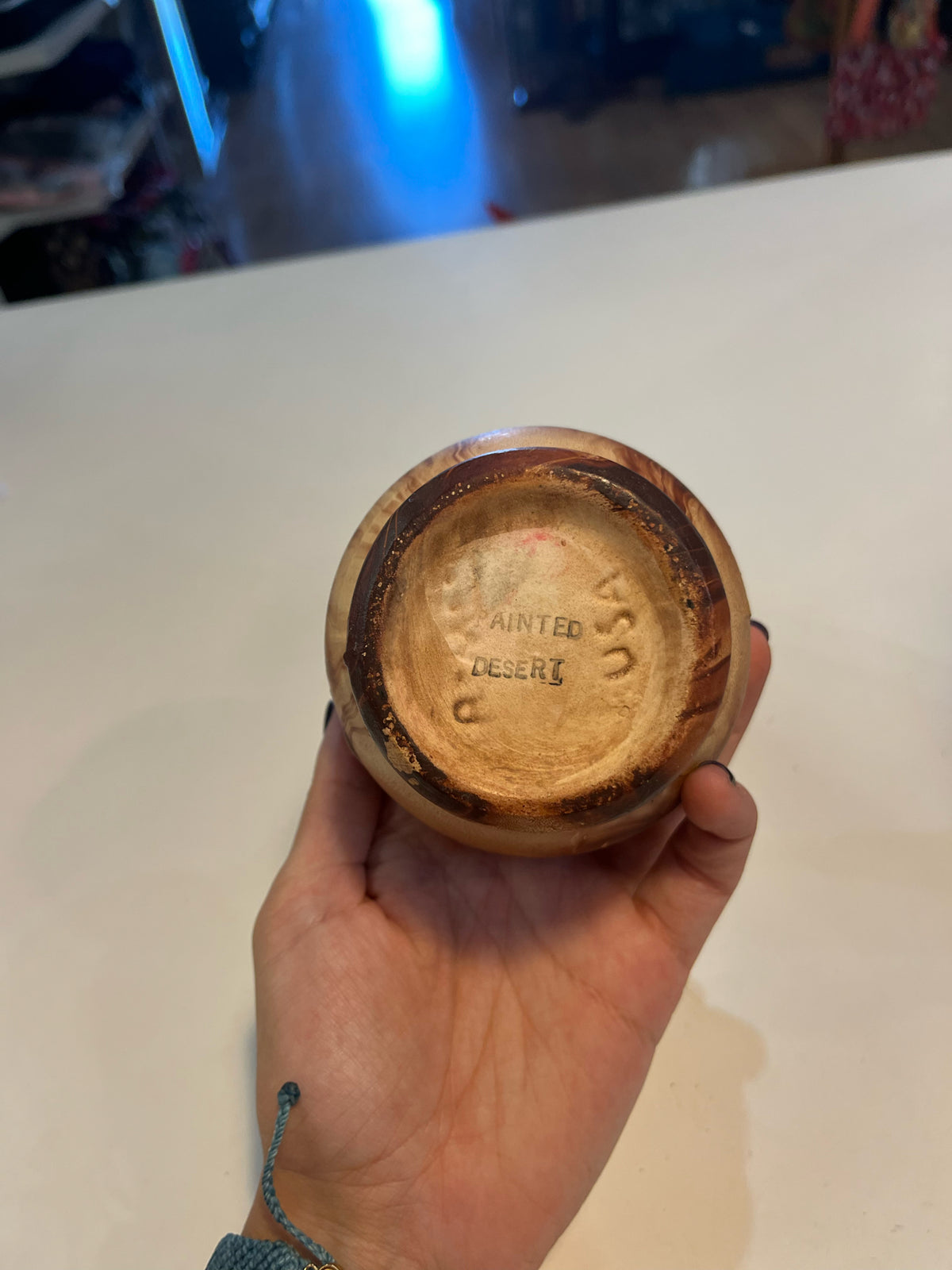 Vintage Romco Rocky Mountain Art Pottery Vase