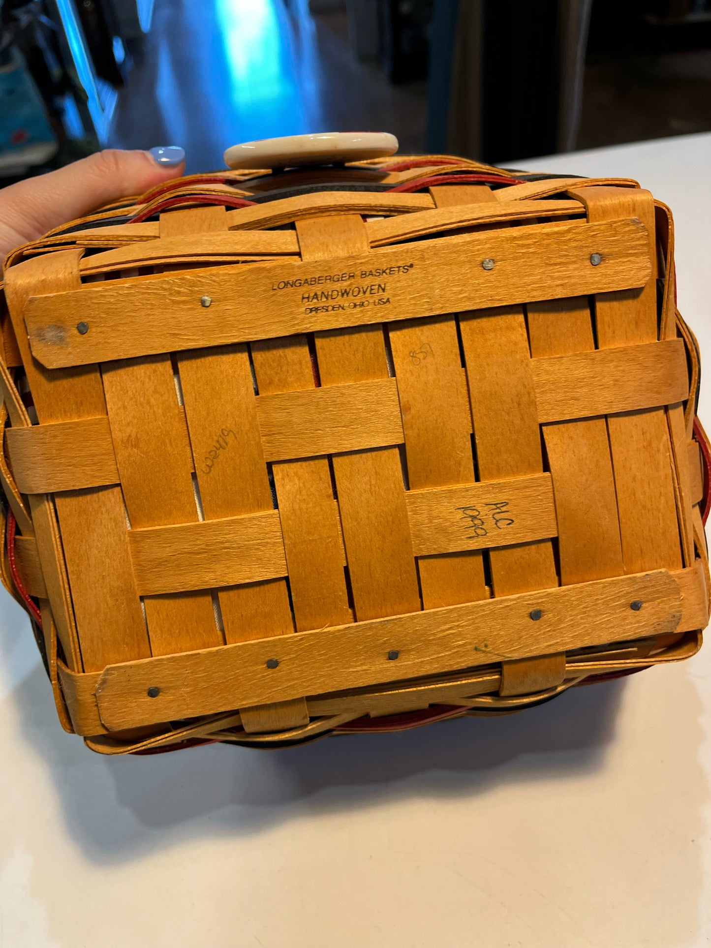 Longaberger "1991 All-American Blue Ribbon" Basket