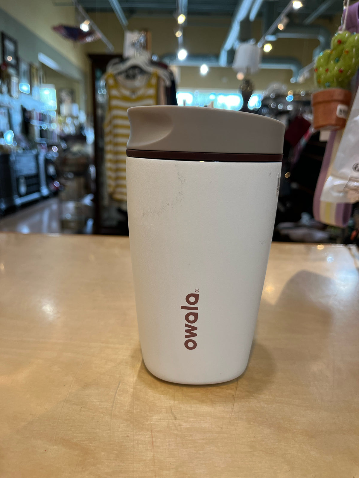 Owala White Water Bottle