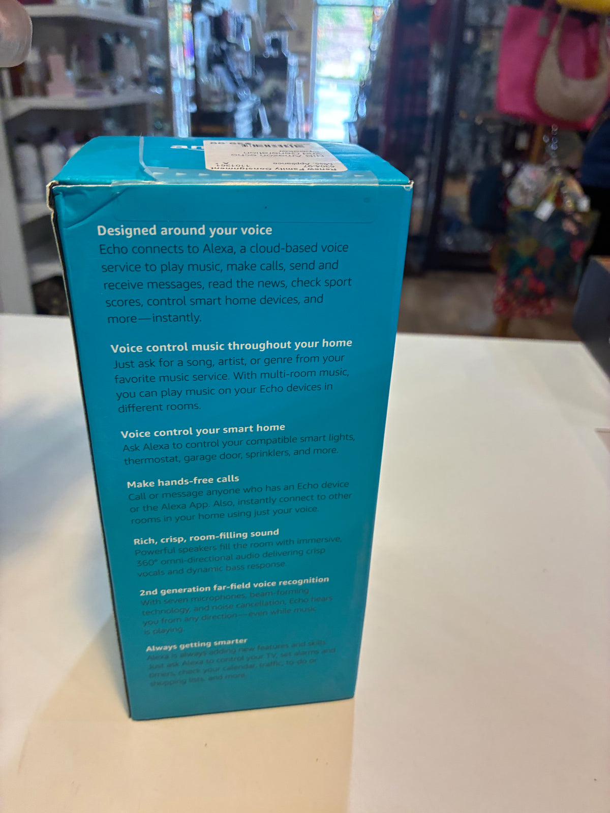 NIB Amazon echo 2nd Generation Smart Speaker with Alexa