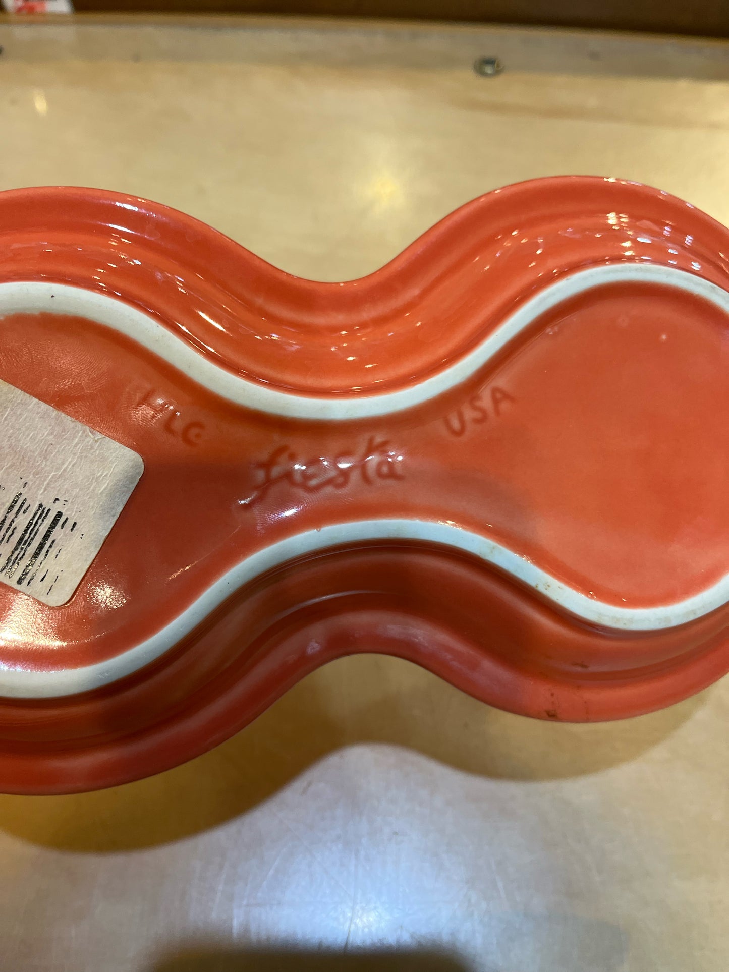 Fiestaware Coral Sugar & Creamer Set