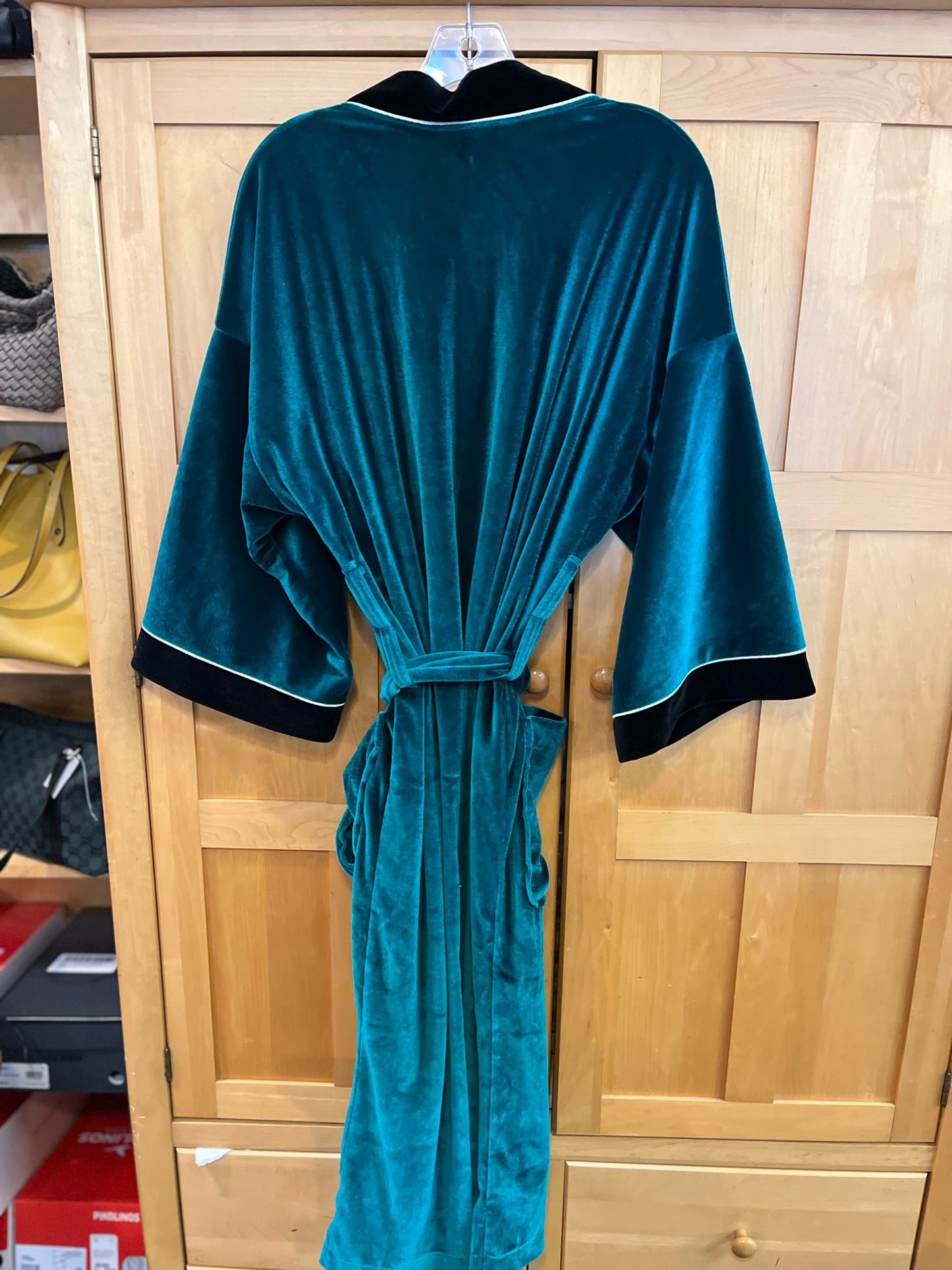 Christian Dior Teal Velour Robe