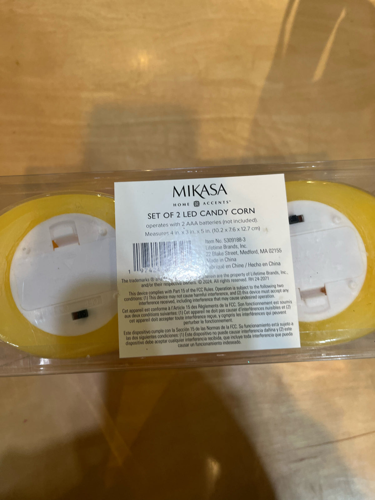 Mikasa Candy Corn Lights