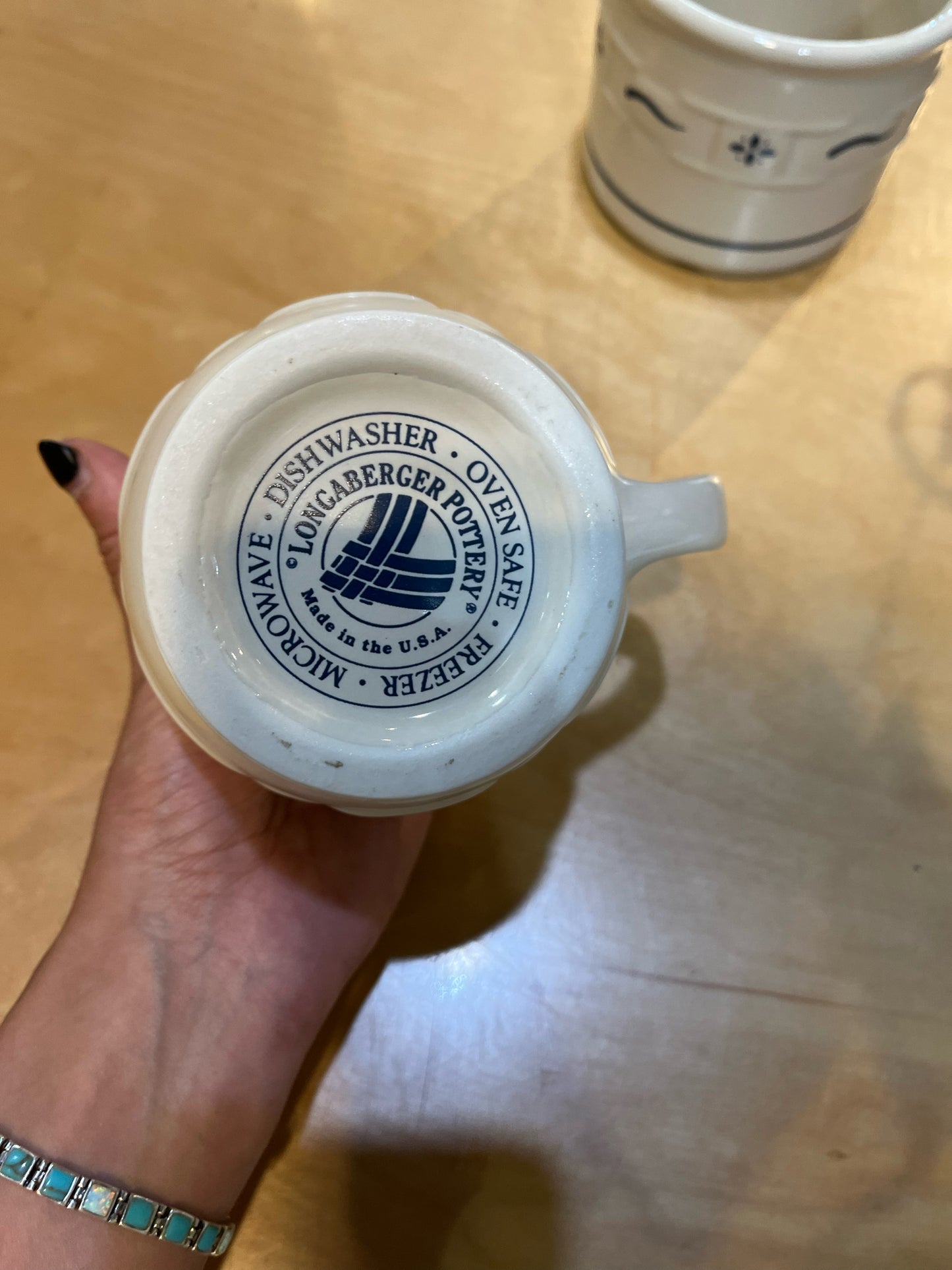 Longaberger Sugar & Creamer Set