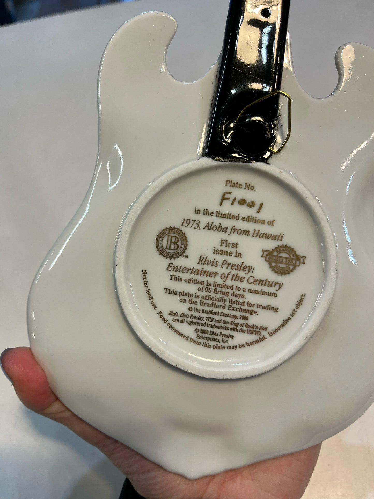 Elvis Presley Eagle Guitar Plate Wall Decoration