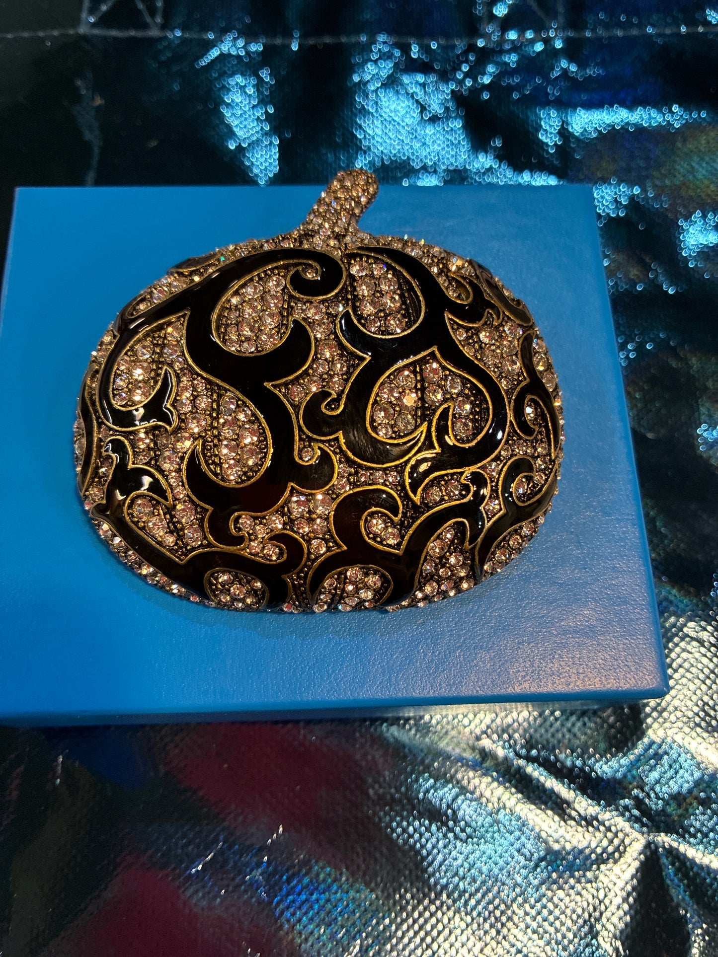 Heidi Daus Pumpkin Brooch