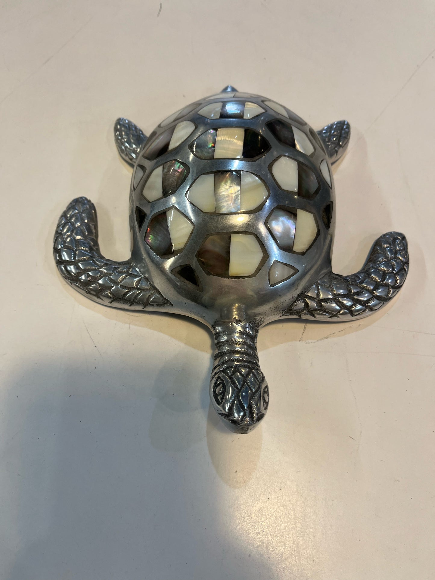Mother of Pearl & Abalone Turtle Figurine