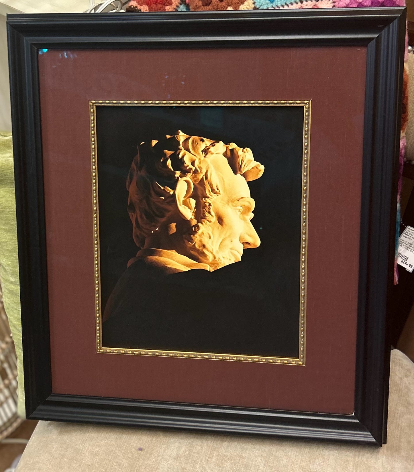 Framed Lincoln Monument Photo