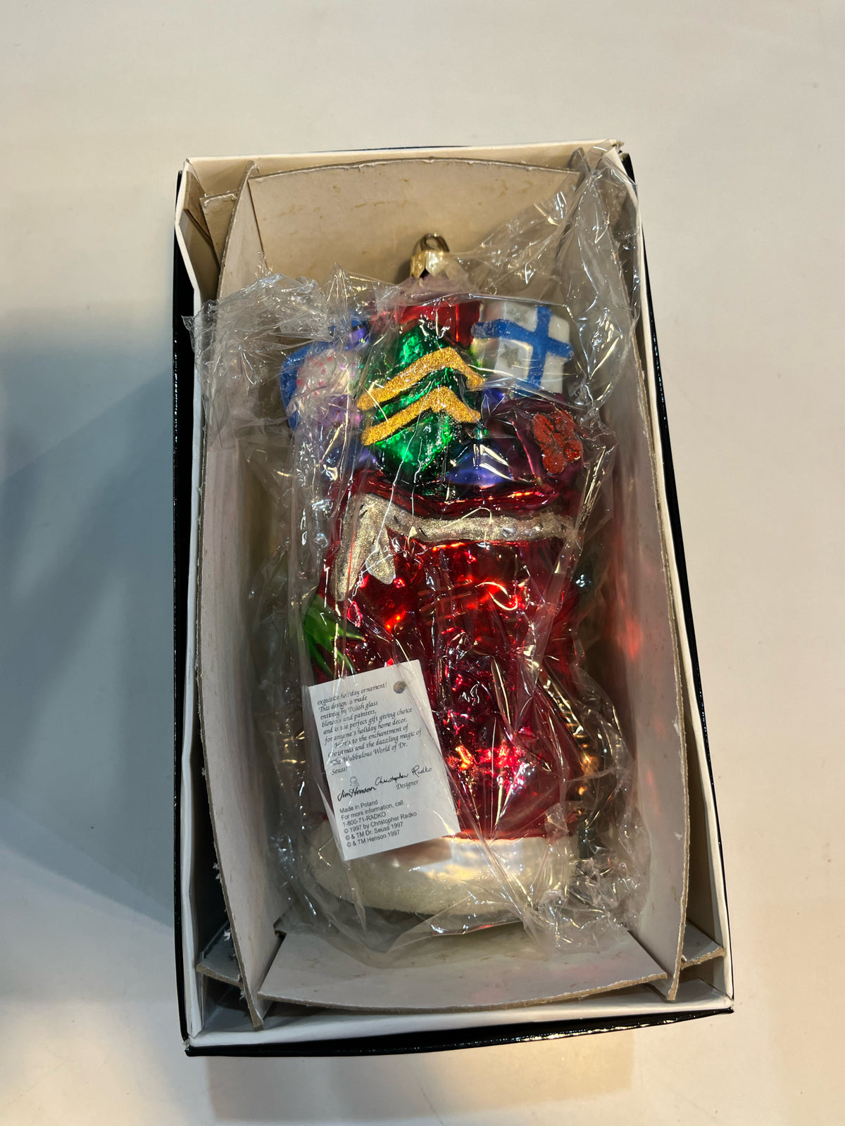 christopher radko grinch 1997 ornament