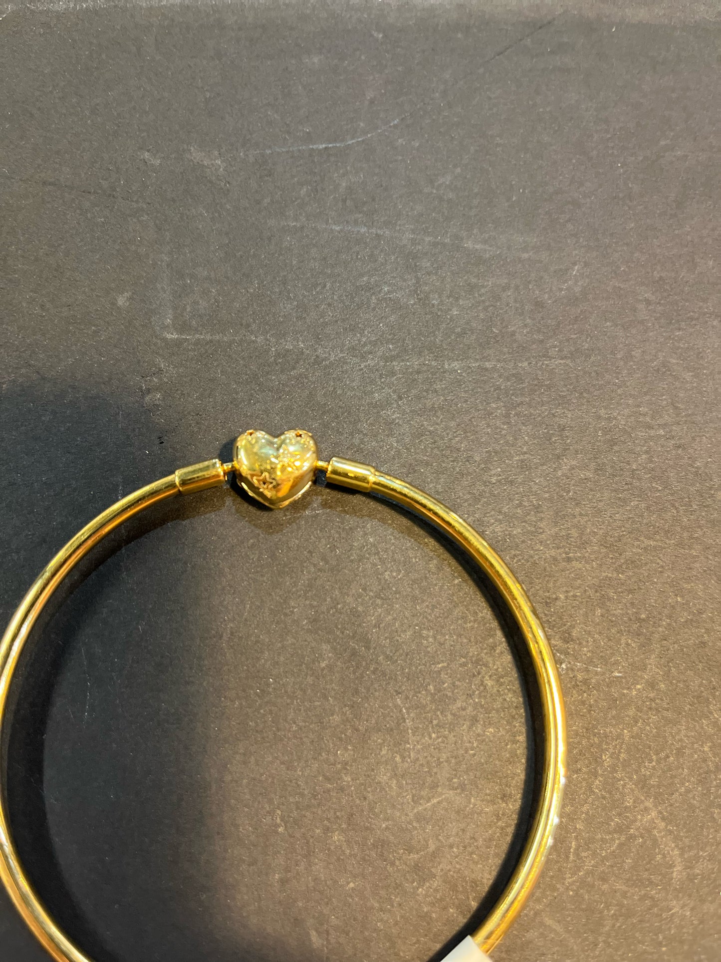 Pandora Celestial Heart 14k Bangle Bracelet