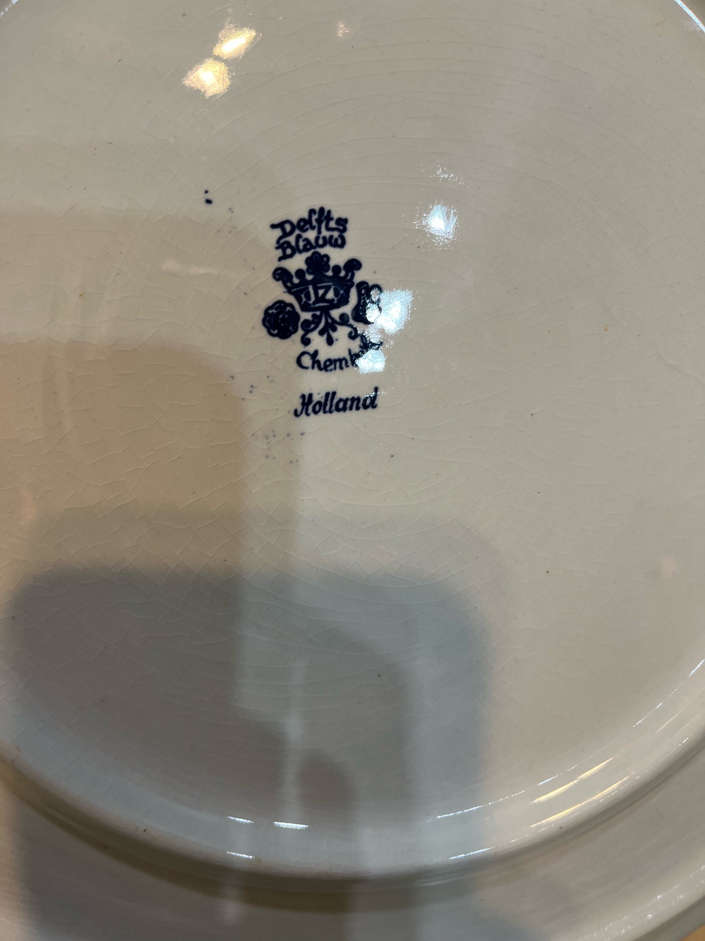 Delfts Holland "De Winter" Plate