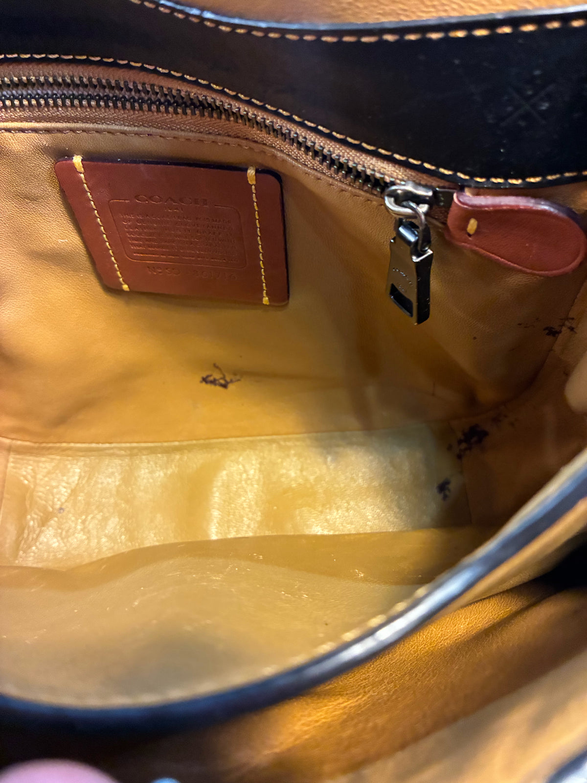 Coach Black 1941 Turnlock Western Embroidered Saddle Crossbody