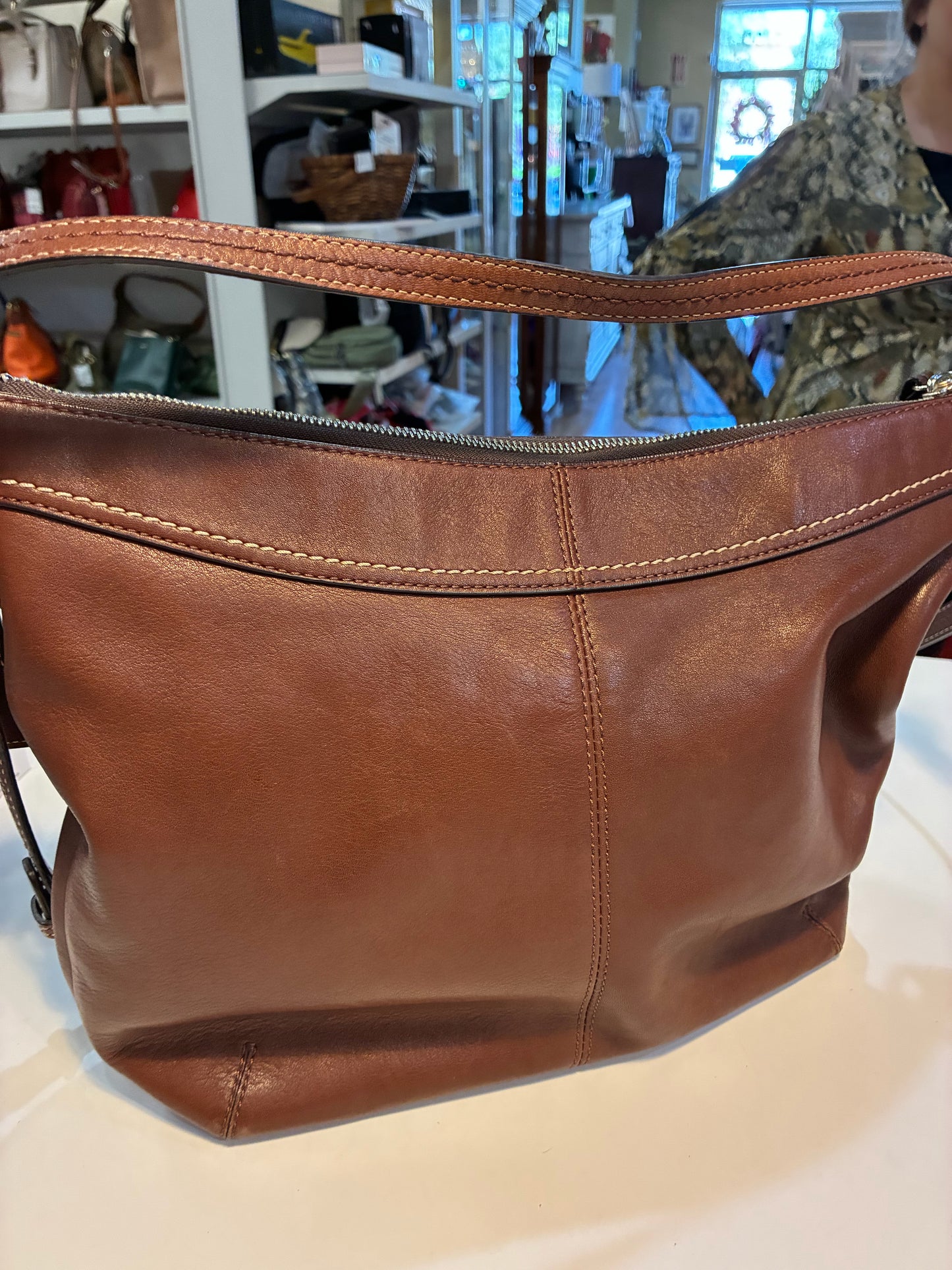 Coach Leather "Soho Pleated" Handbag