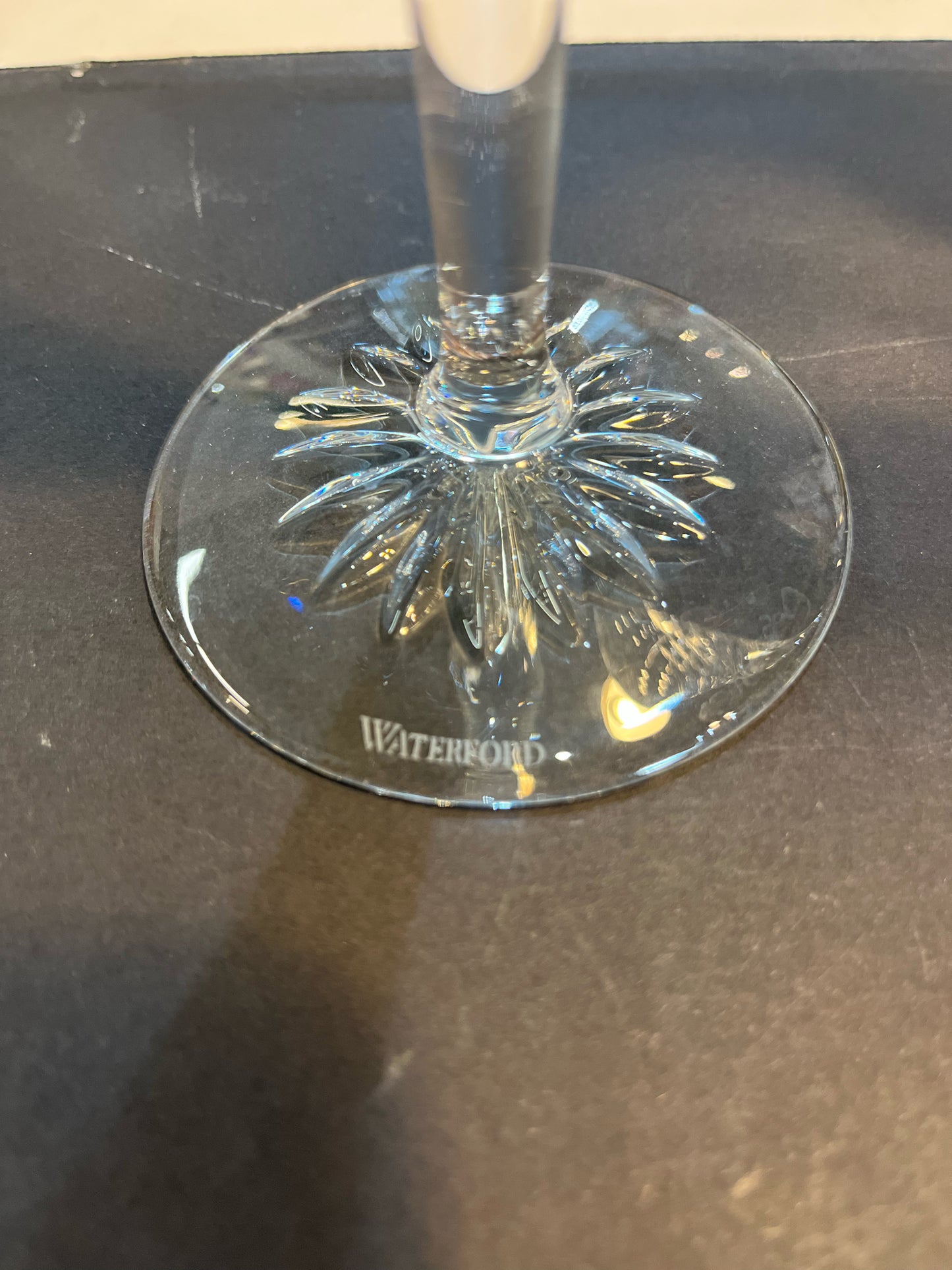 Waterford "Wishes Happy Celebrations" Set of 2 Toasting Flutes
