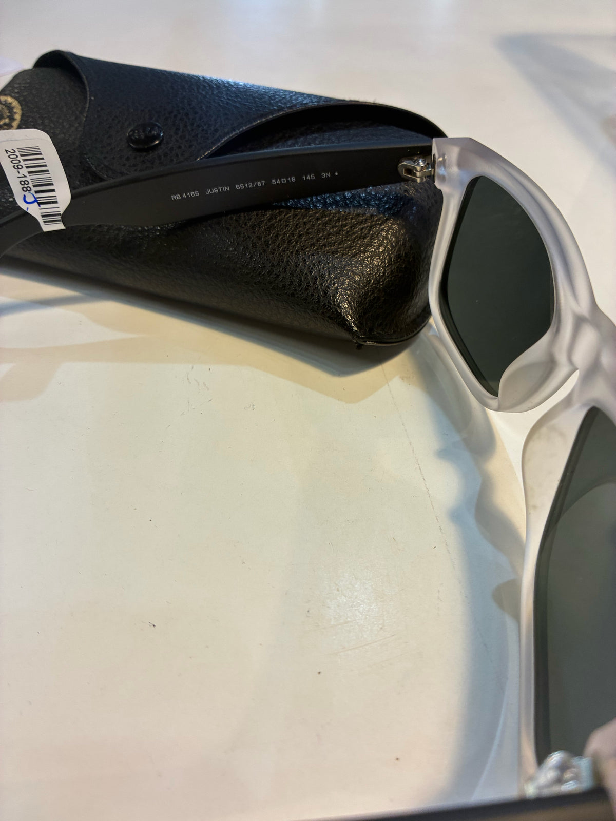 Rayban "Justin" Rubber Sunglasses #RB 4165