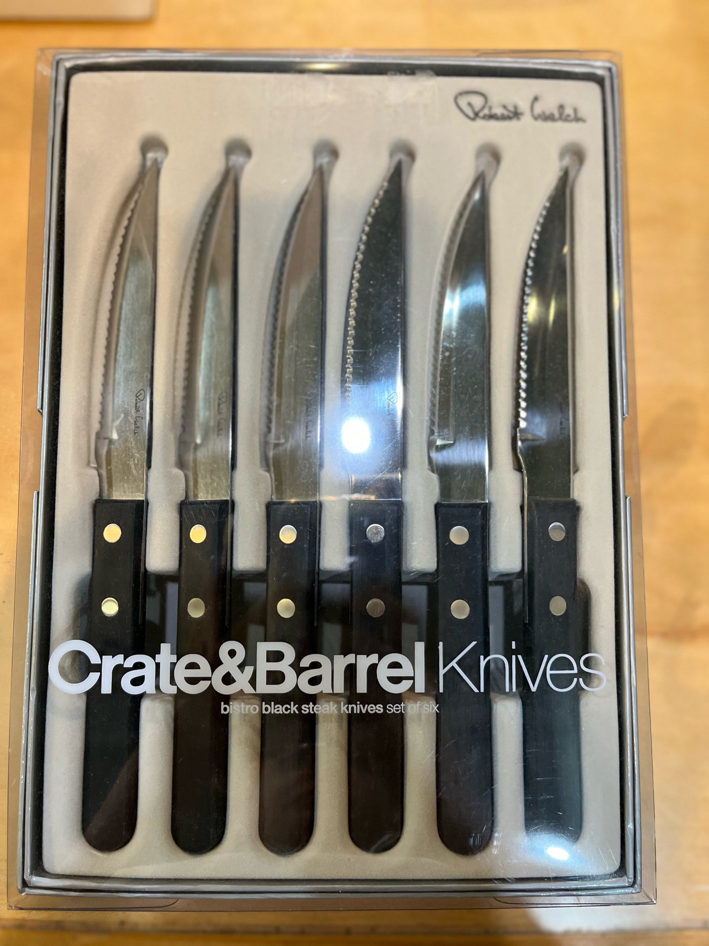 Crate&Barrel Robert Welch Bistro Steak Knives