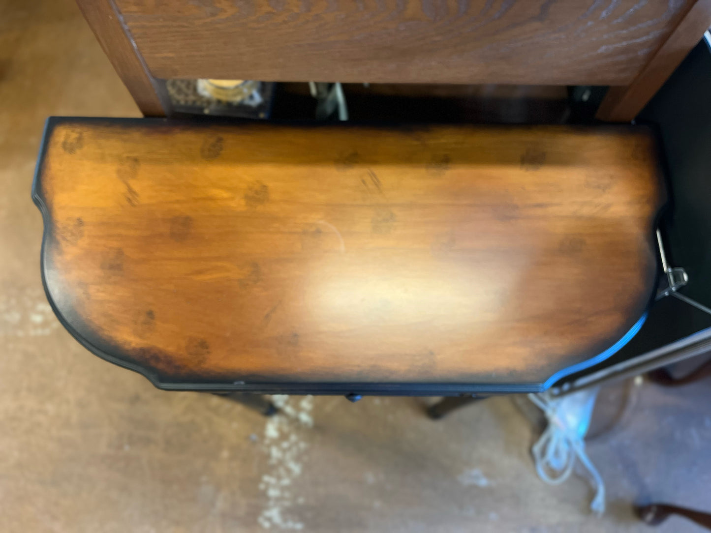 Federal Style Black Entry Table