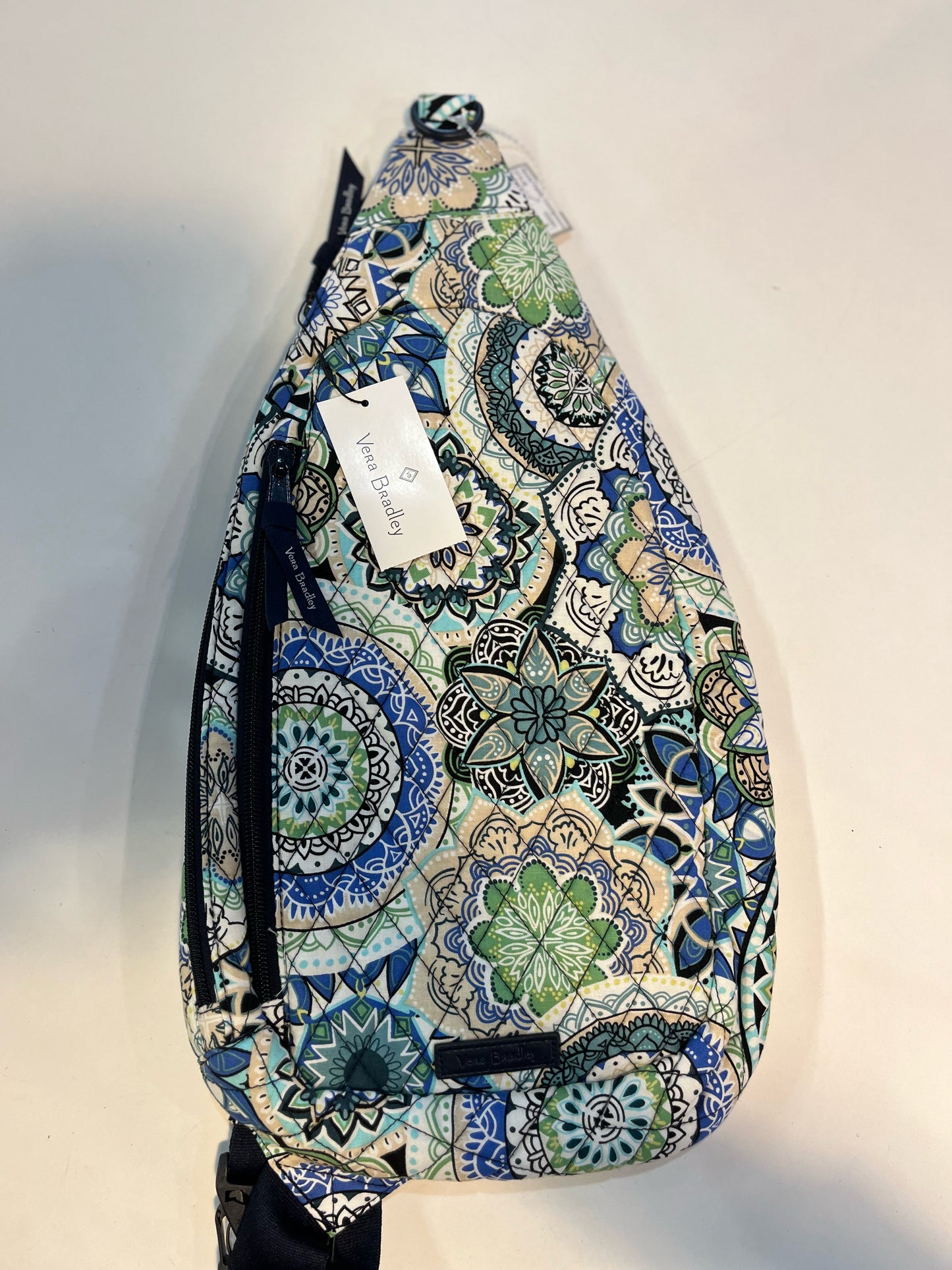 NWT Vera Bradley Blue Medallion Sling Backpack