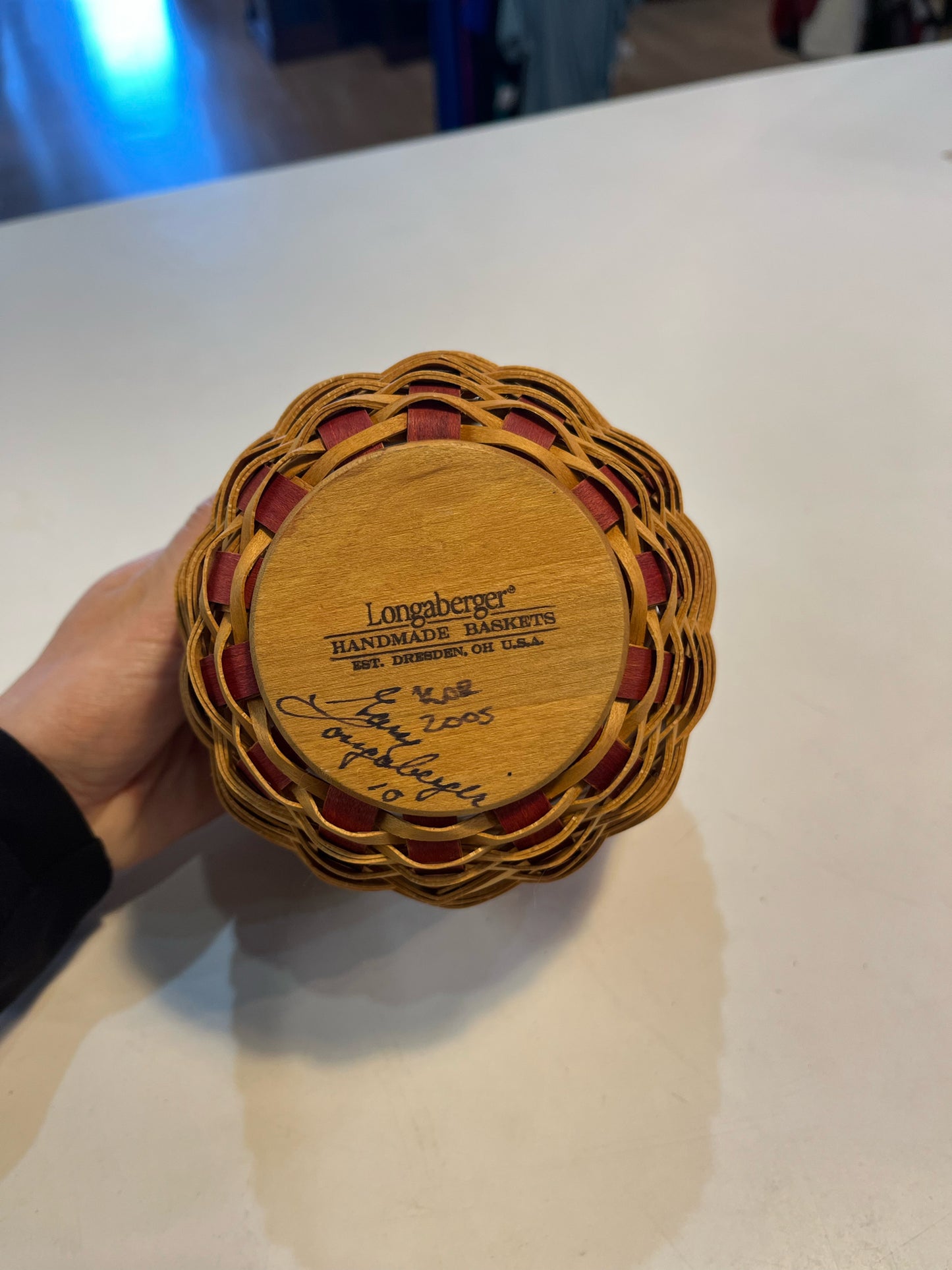 Longaberger Small Strawberry Basket