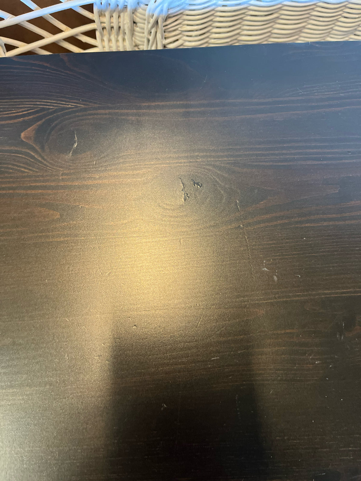Three Drawer Brown Dresser