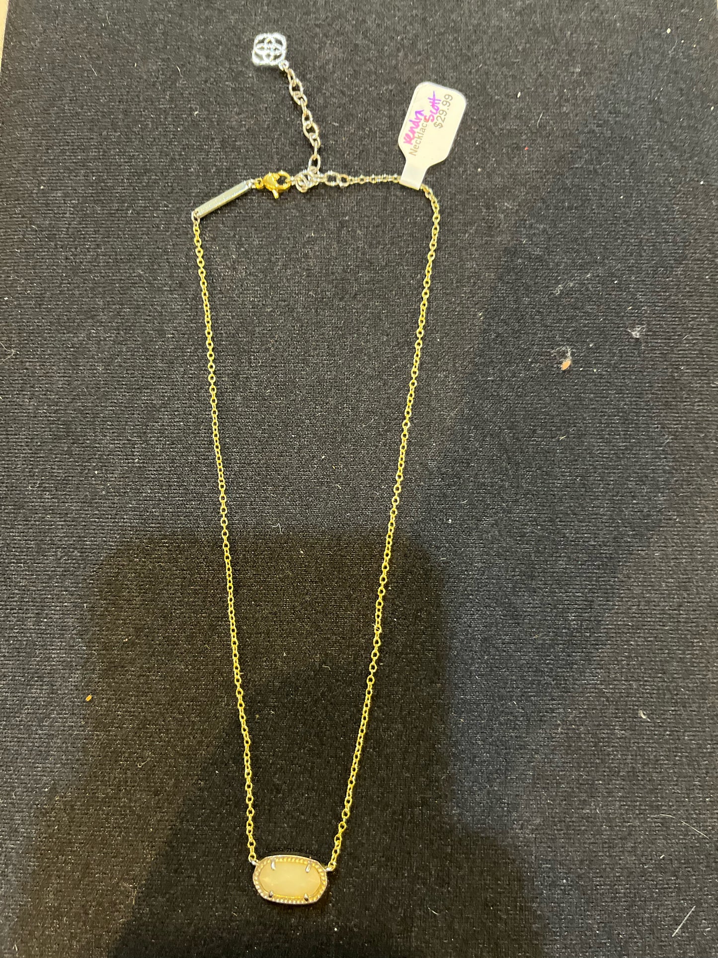 Kendra Scott White Stone & Mixed Metals Necklace