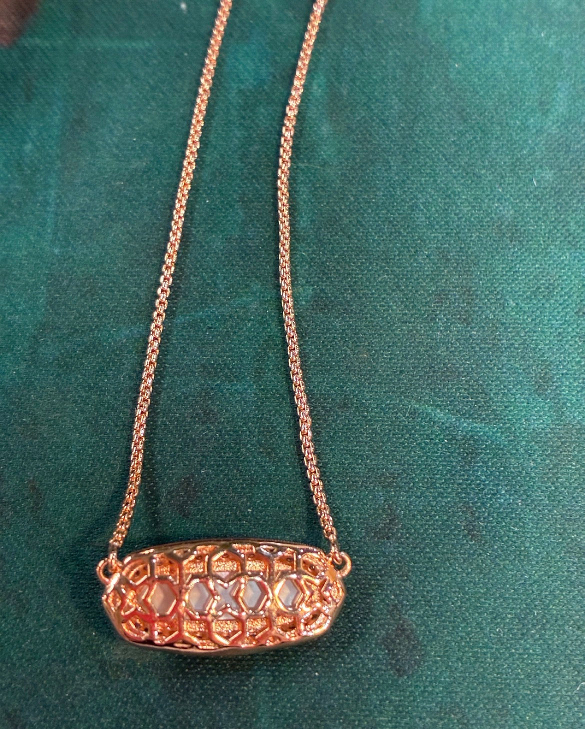 Kendra Scott Rose Gold Chain "Elisa" Necklace