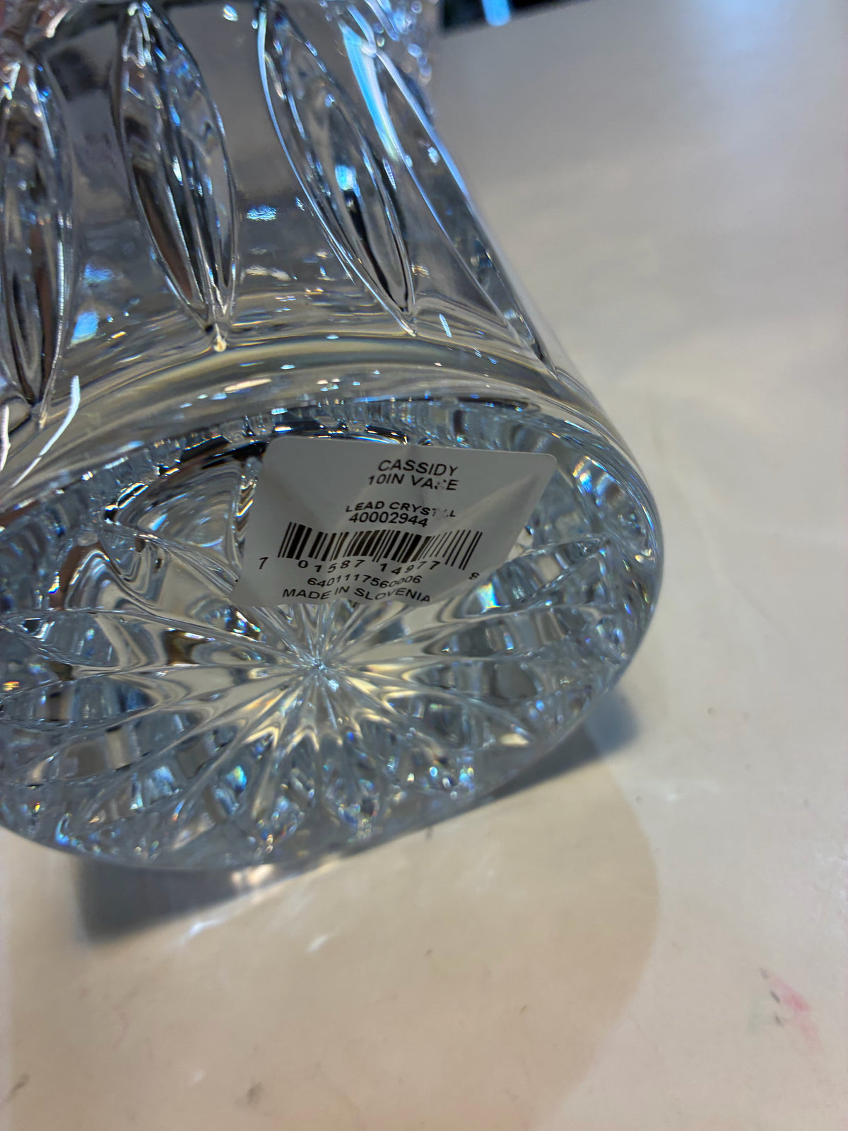 Waterford "Cassidy" Vase, w/ box