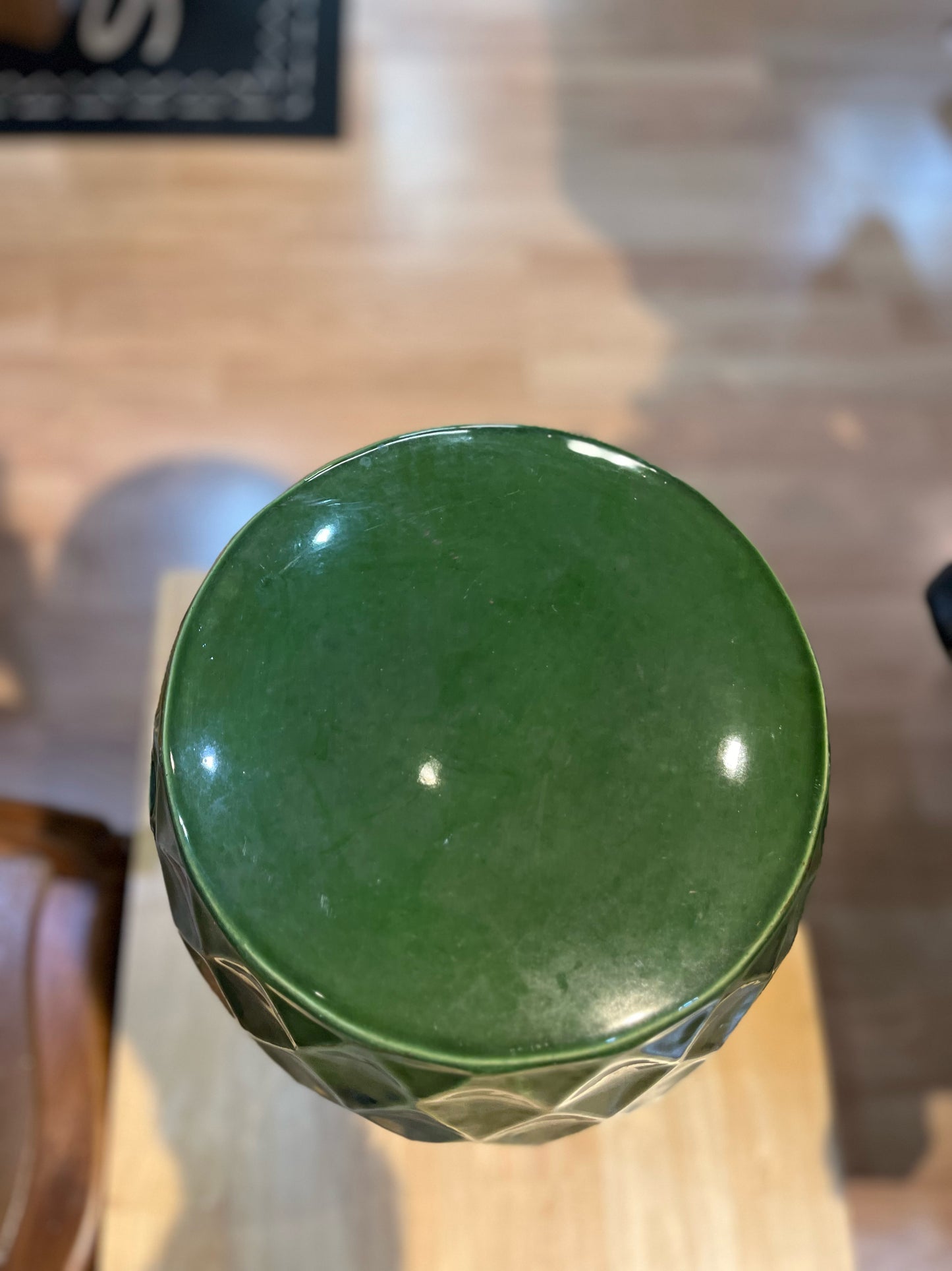 Green Garden Stool