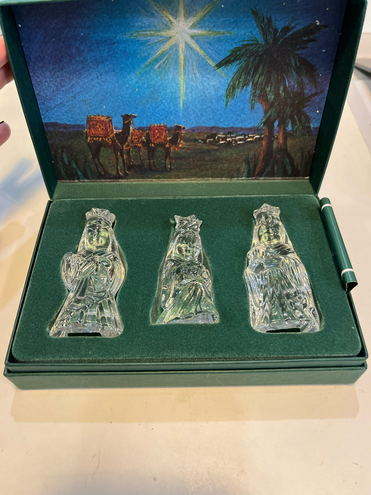 Waterford Marquis "The Three Wise Men" Figurines w/ box
