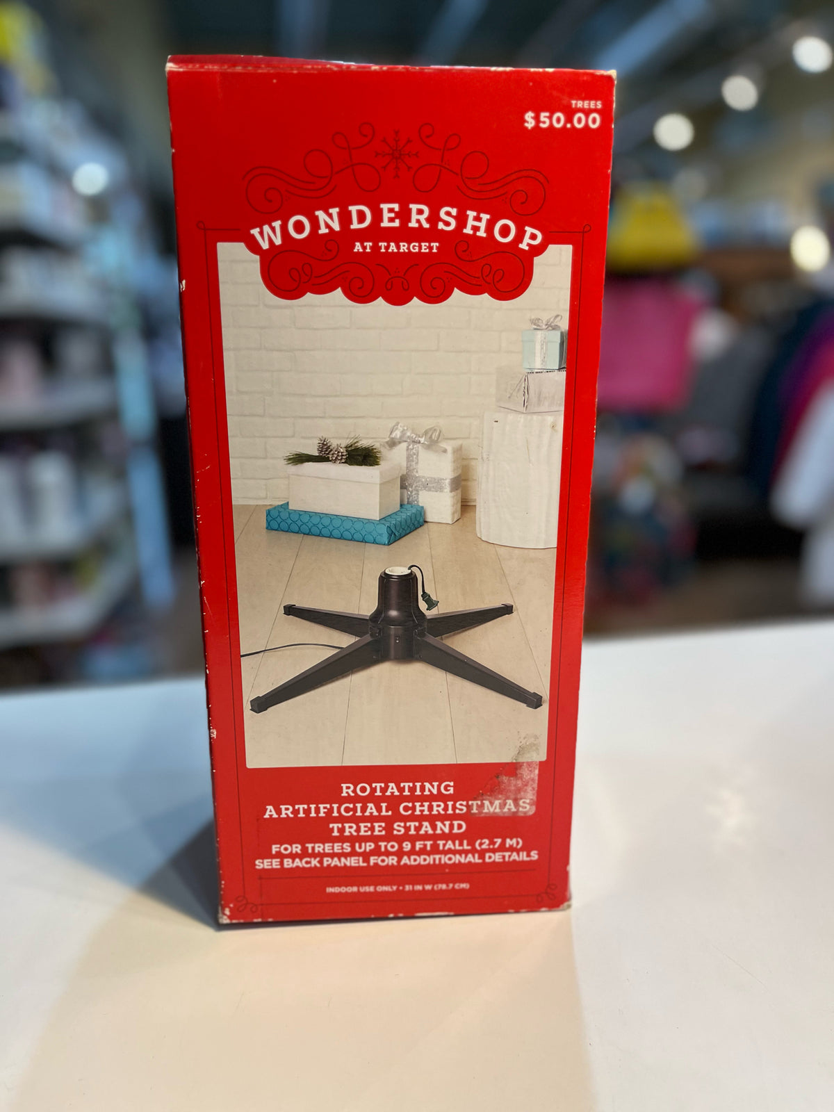 Rotating Artifical Christmas Tree Stand NIB