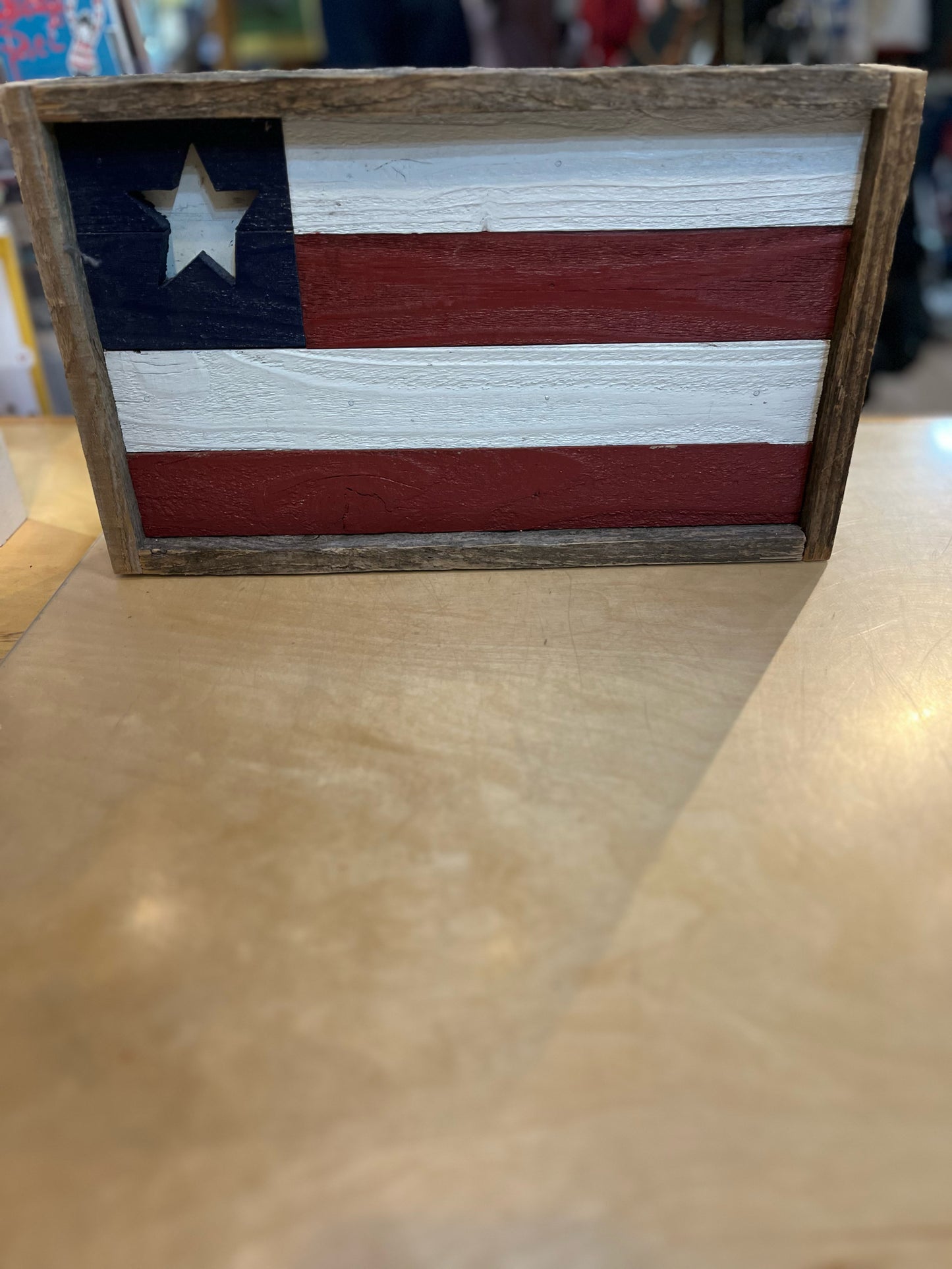 U.S. Flag Wood Wall Decoration