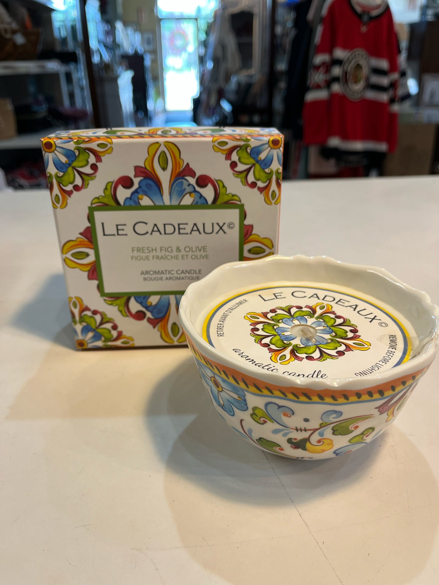 Le Cadeaux Fresh Fig & Olive Candle