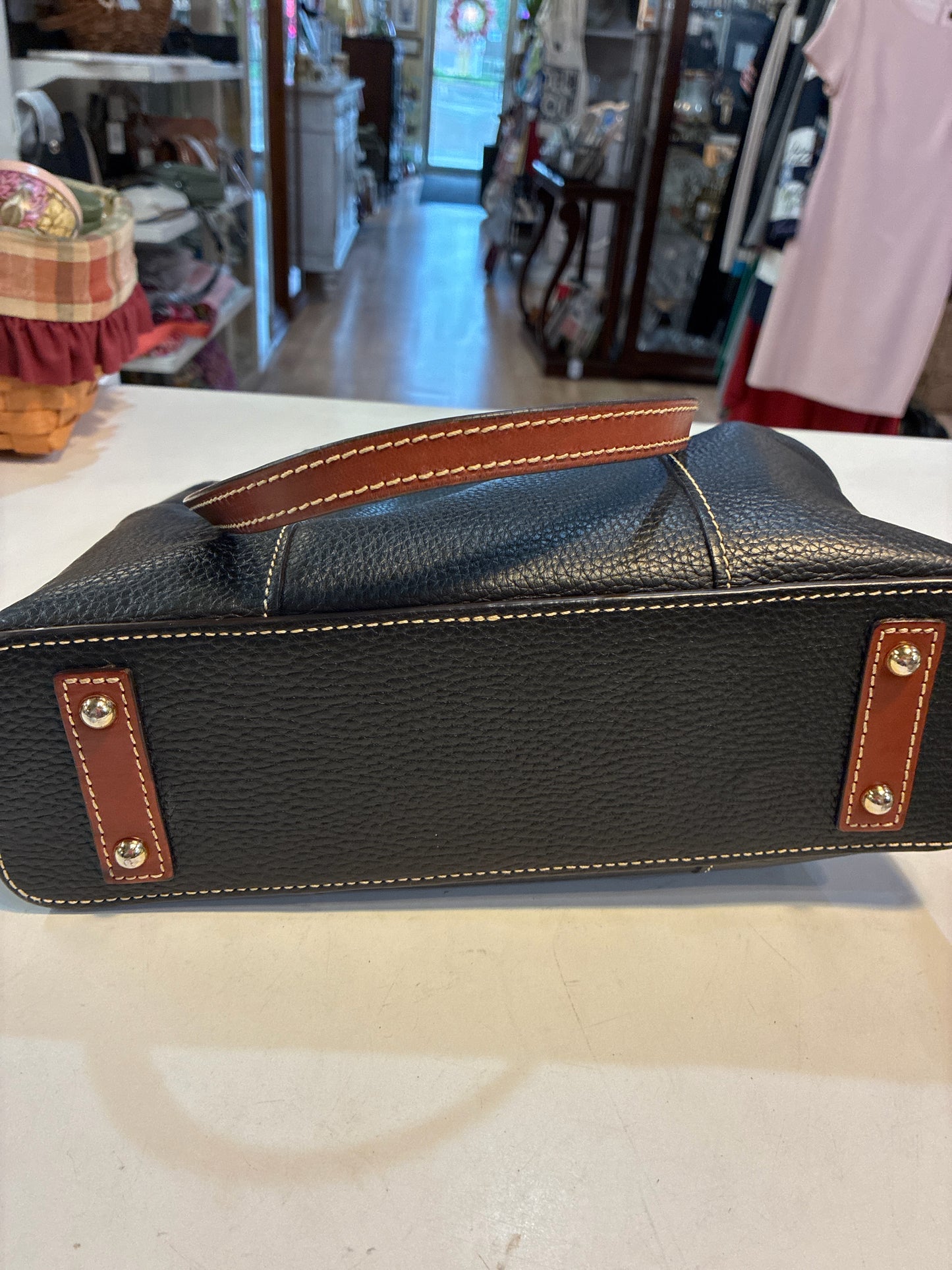 Dooney & Bourke Black "Lexington Double Handle Tote"