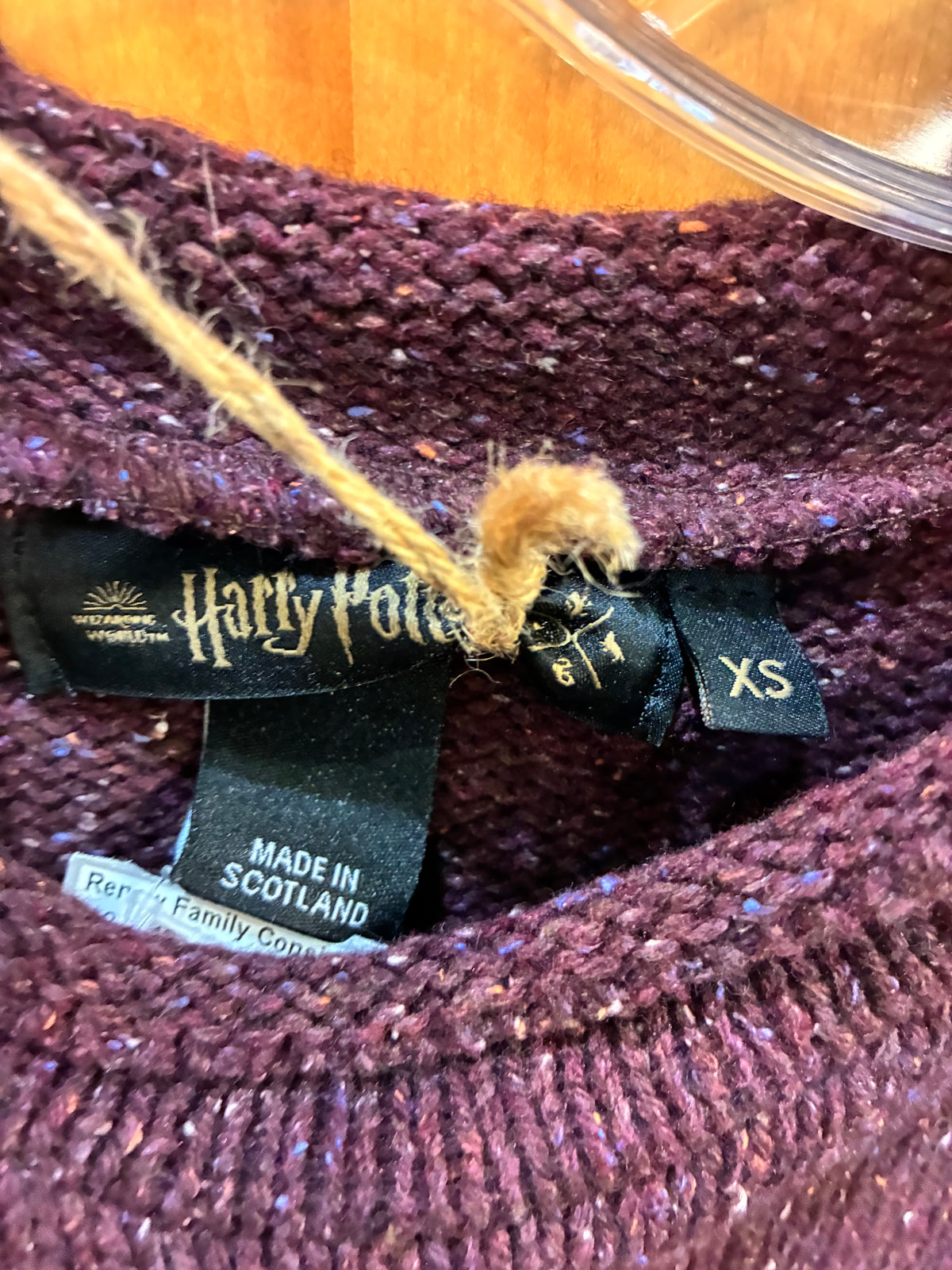 NWT Harry Potter "E" Sweater